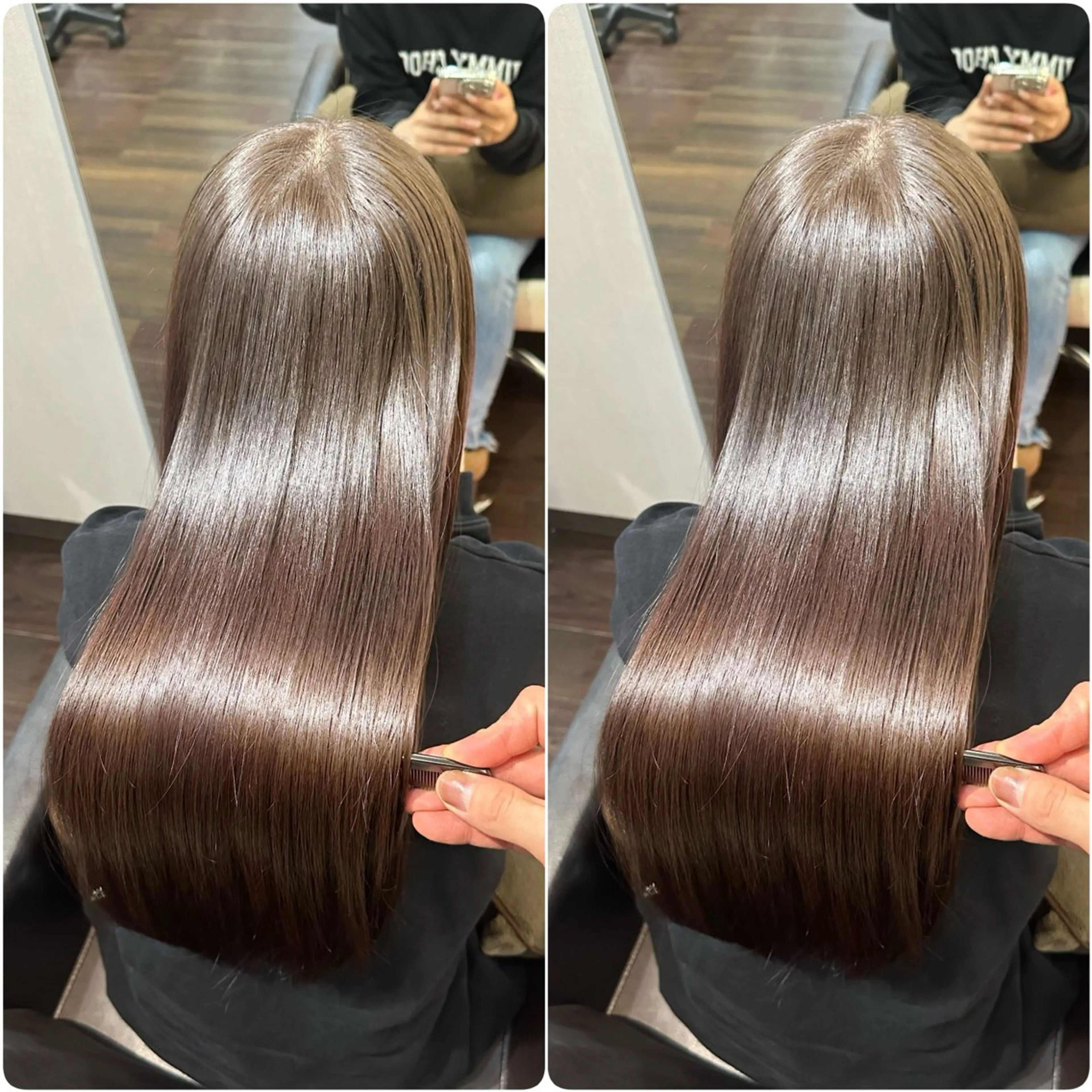 ロング カット 縮毛矯正 トリートメント ヘッドスパ youres hair 東口店所属・🌸ULTOWA🌸 髪質改善/縮毛/店長のヘアスタイル