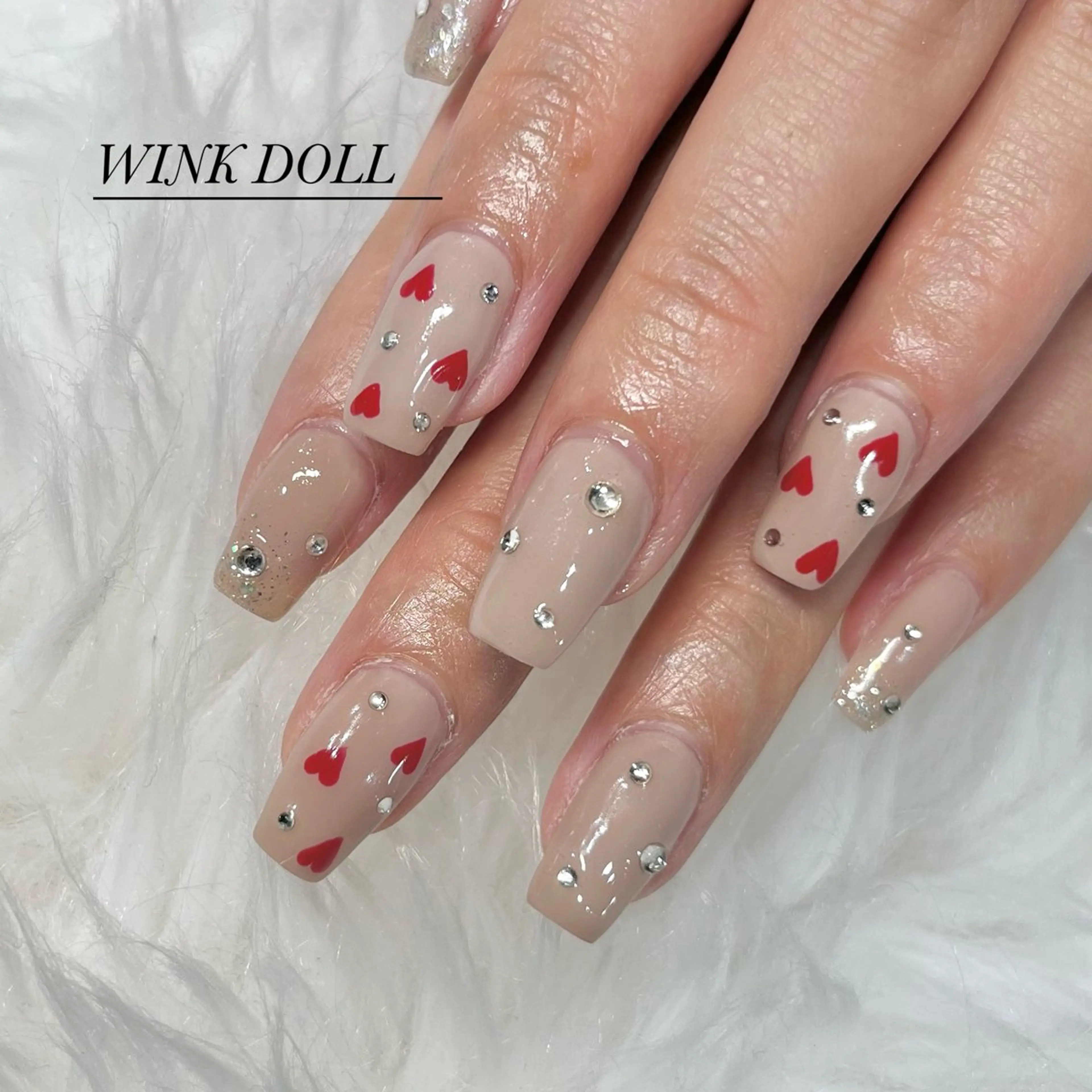 ネイル ハンドネイル WINK DOLL 🌹MARIのネイルデザイン