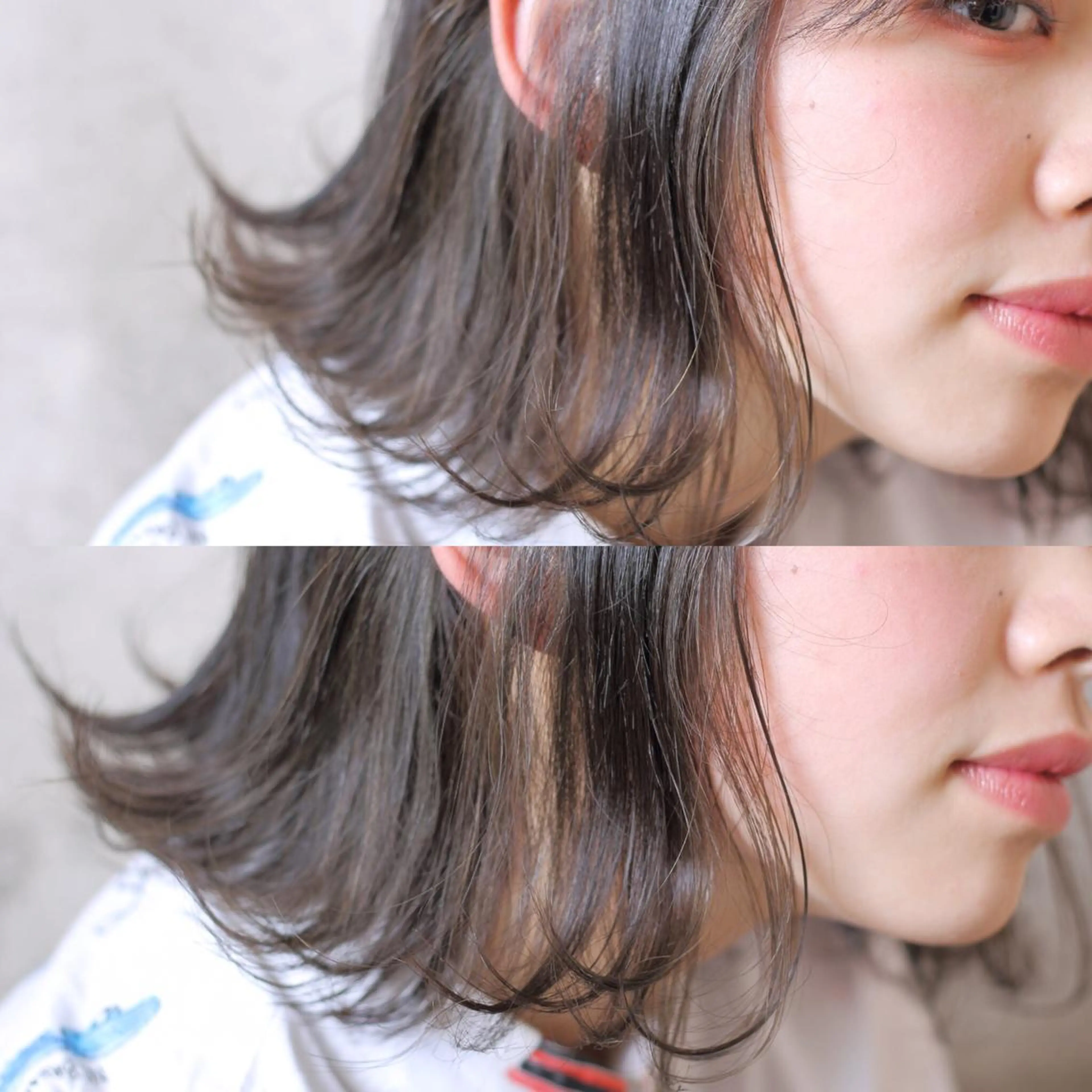 ショート カラー 切りっぱなしボブ ハイライトカラー ボブ ハイライト 外ハネヘア 武田 清久のヘアスタイル