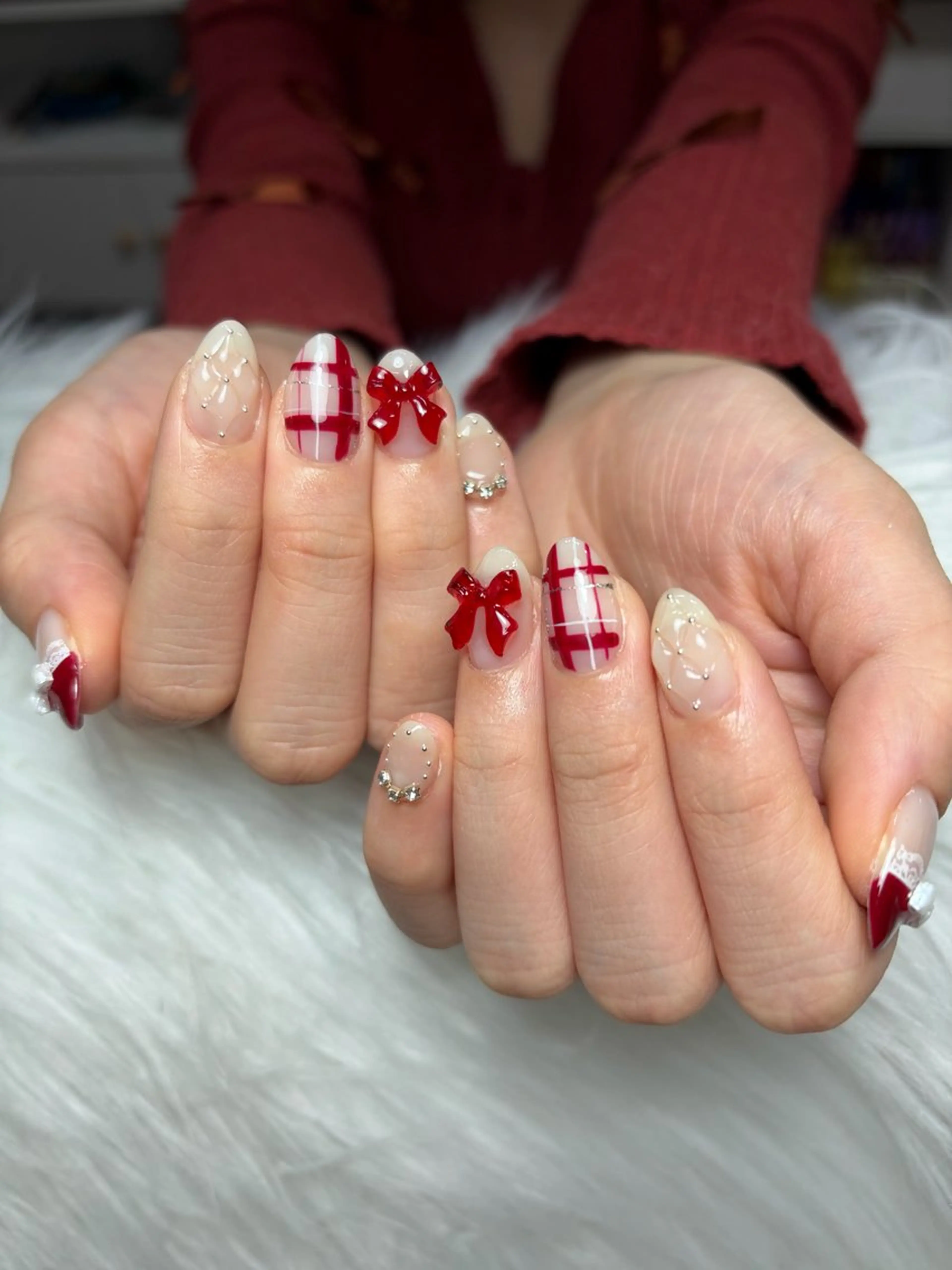 ネイル アートネイル 長さ出し ジェルネイル マグネットネイル ニュアンスネイル ハンドネイル Cloudy Chan Nailのネイルデザイン