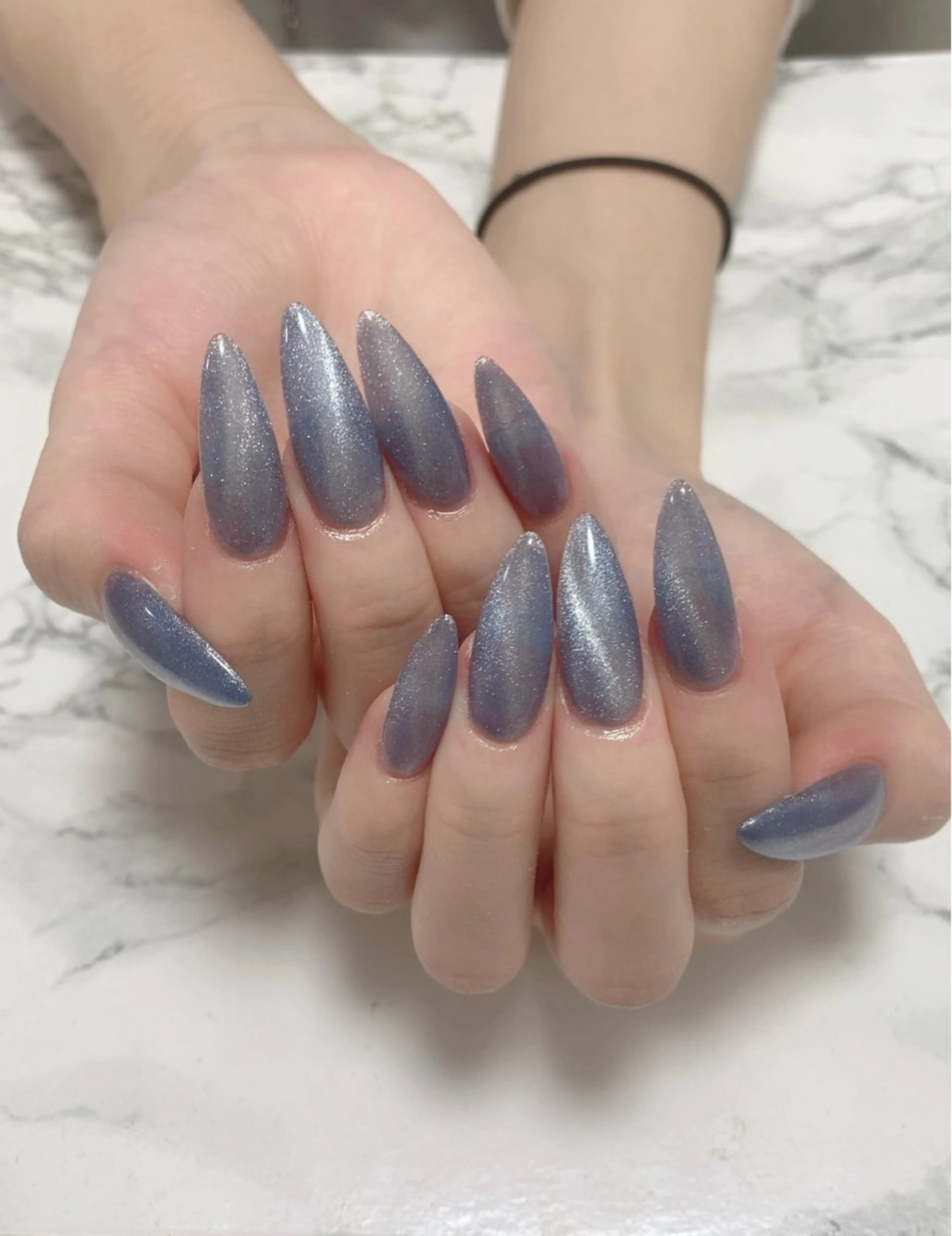 ネイル はな💎ネイル ワンホン、長さ出しのネイルデザイン