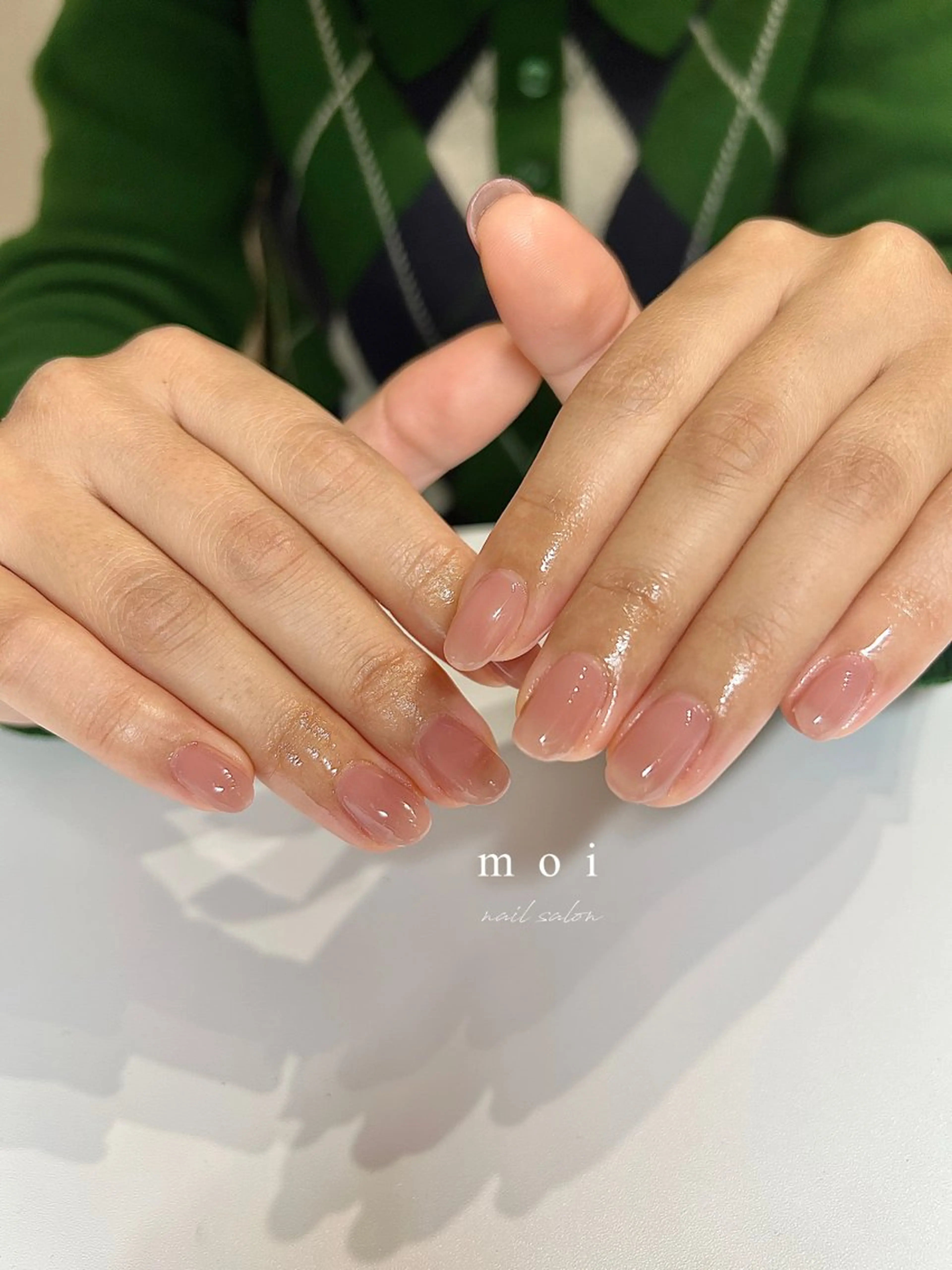 ネイル ピンク nail salon moiのネイルデザイン