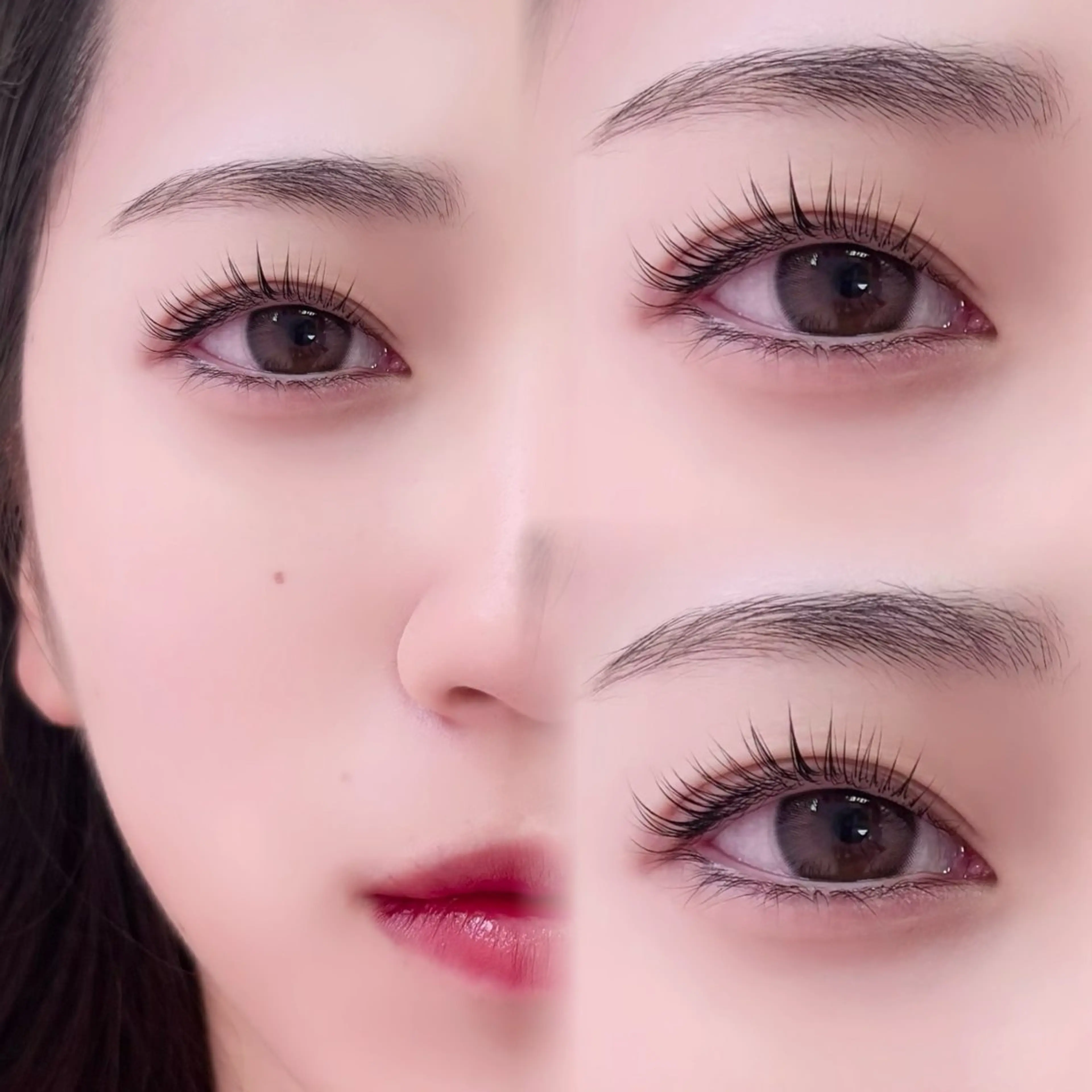 マツエク・マツパ マツパ Nozomi 韓国風束感まつ毛🩵のマツエク・マツパデザイン