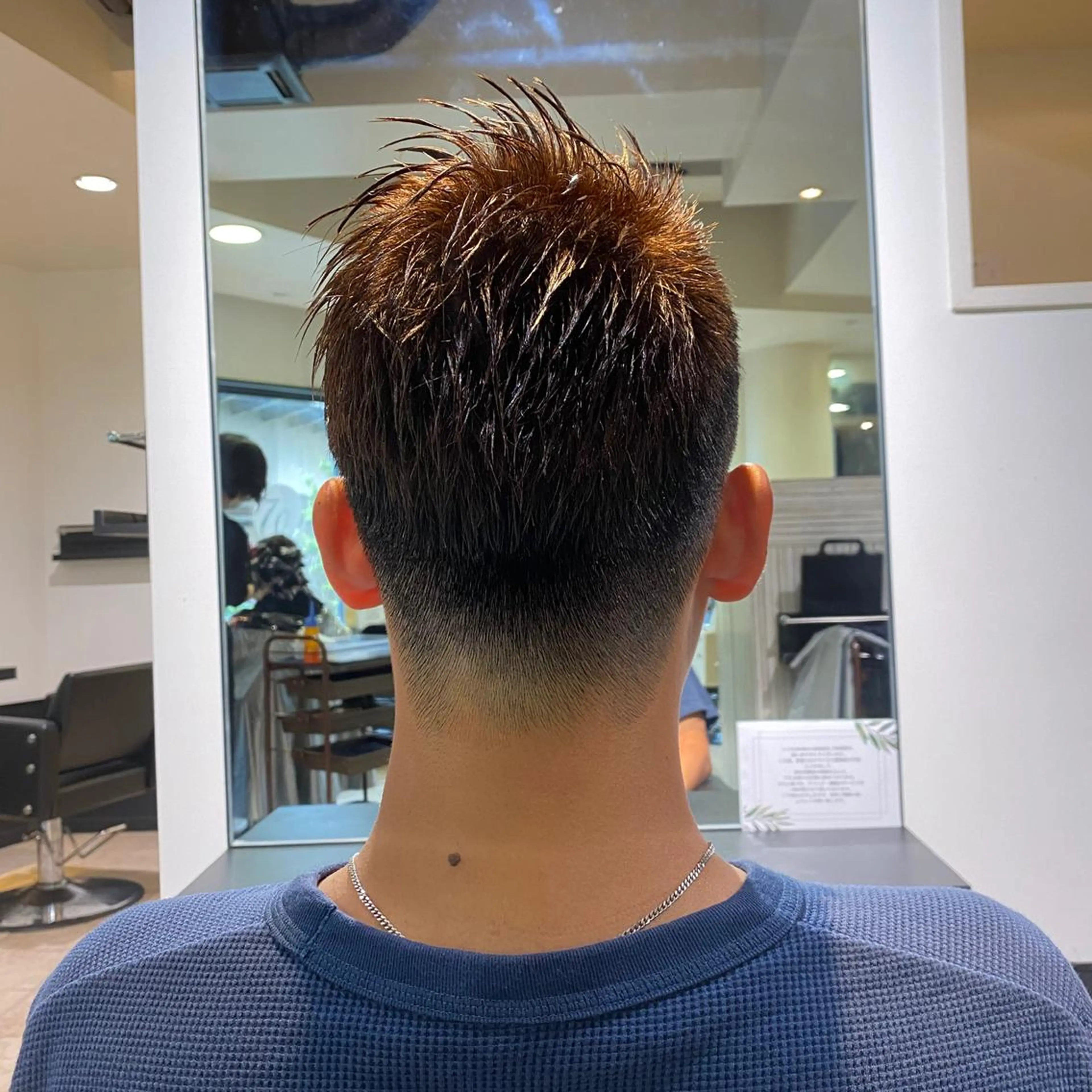 メンズ メンズショート 刈り上げ カット Yu シールエクステのヘアスタイル