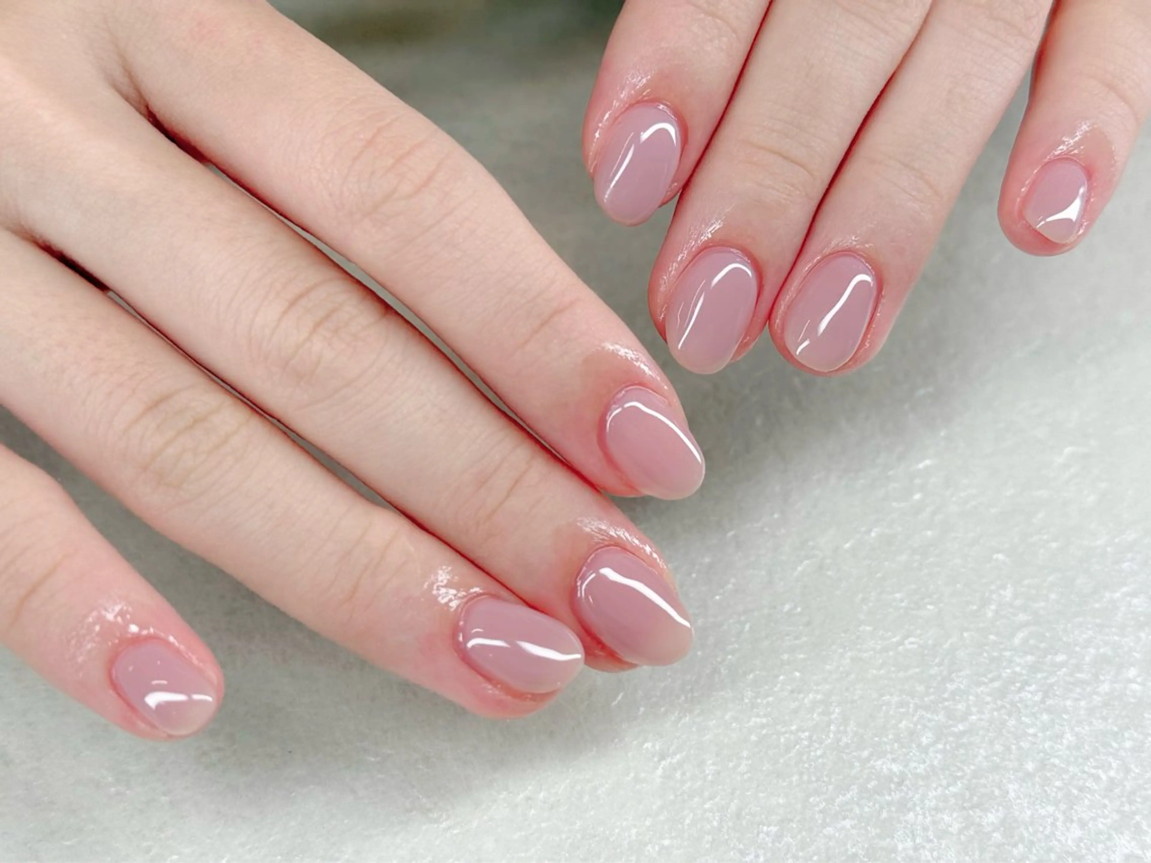 ネイル オフィスネイル ハンドネイル Agate miku🎀‧₊のネイルデザイン