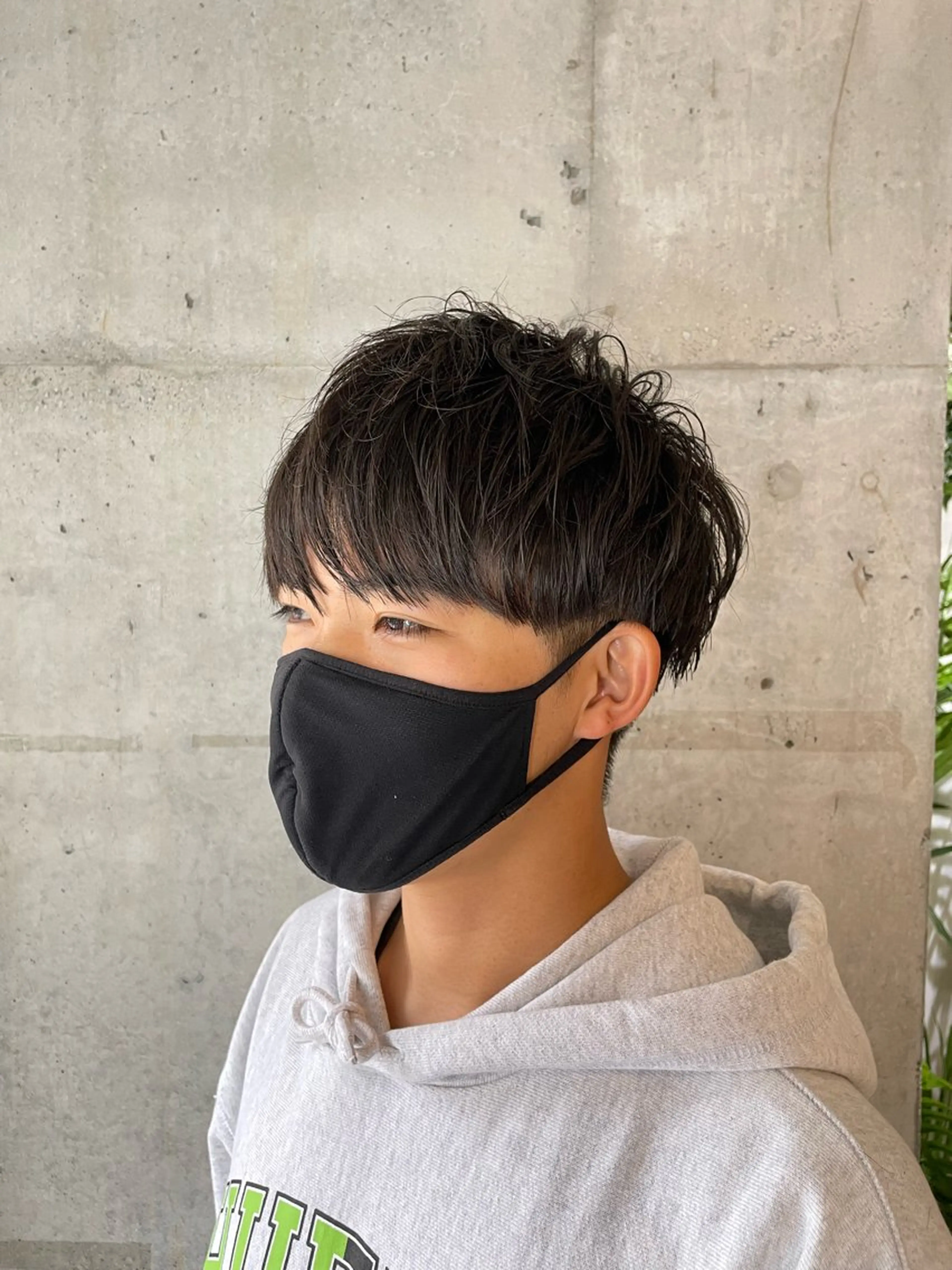 メンズ センターパート マッシュ メンズパーマ メンズツイストパーマ ツーブロック カット ヘアセット フリーランスシェアサロンルレイル所属・心斎橋/メンズ /ルレイル/地形真希のヘアスタイル