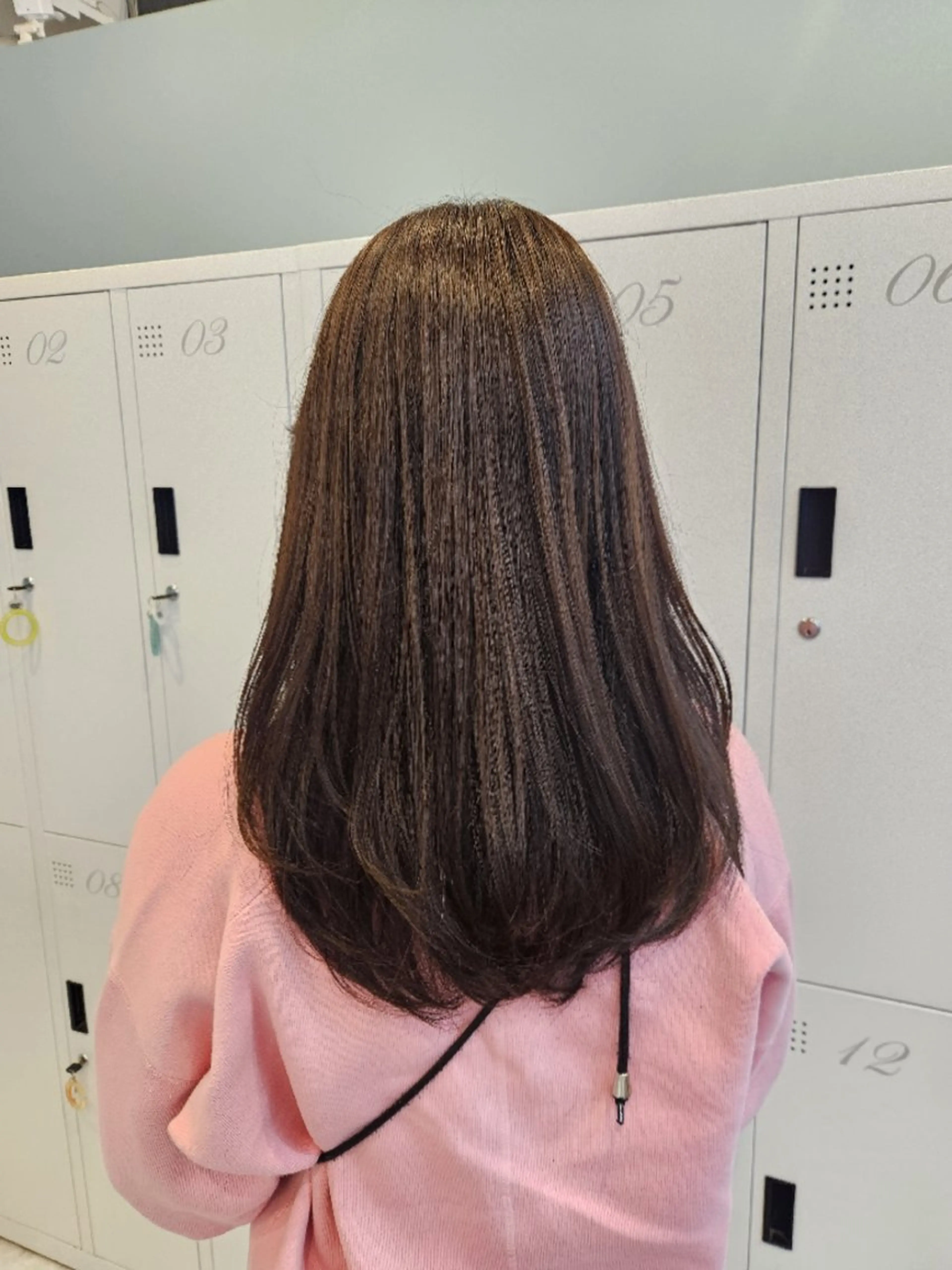 セミロング カラー 韓国風ヘア レイヤーカット カット ヘアカラー トリートメント ミク🇰🇷 /Agu hairのヘアスタイル