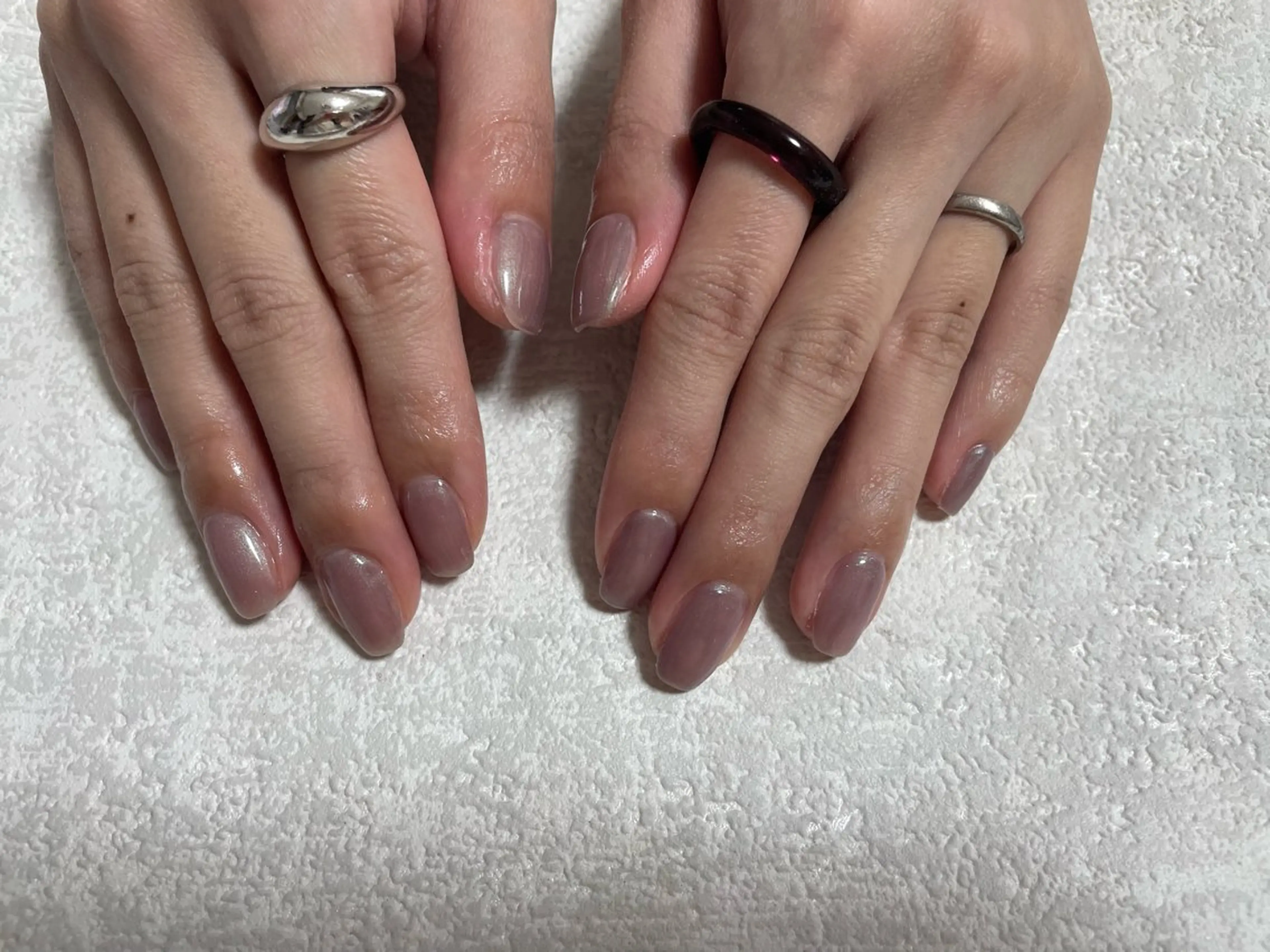 ネイル ジェルネイル 韓国ネイル メンズネイル ワンカラーネイル パラジェル kiki nail たまプラーザのネイルデザイン