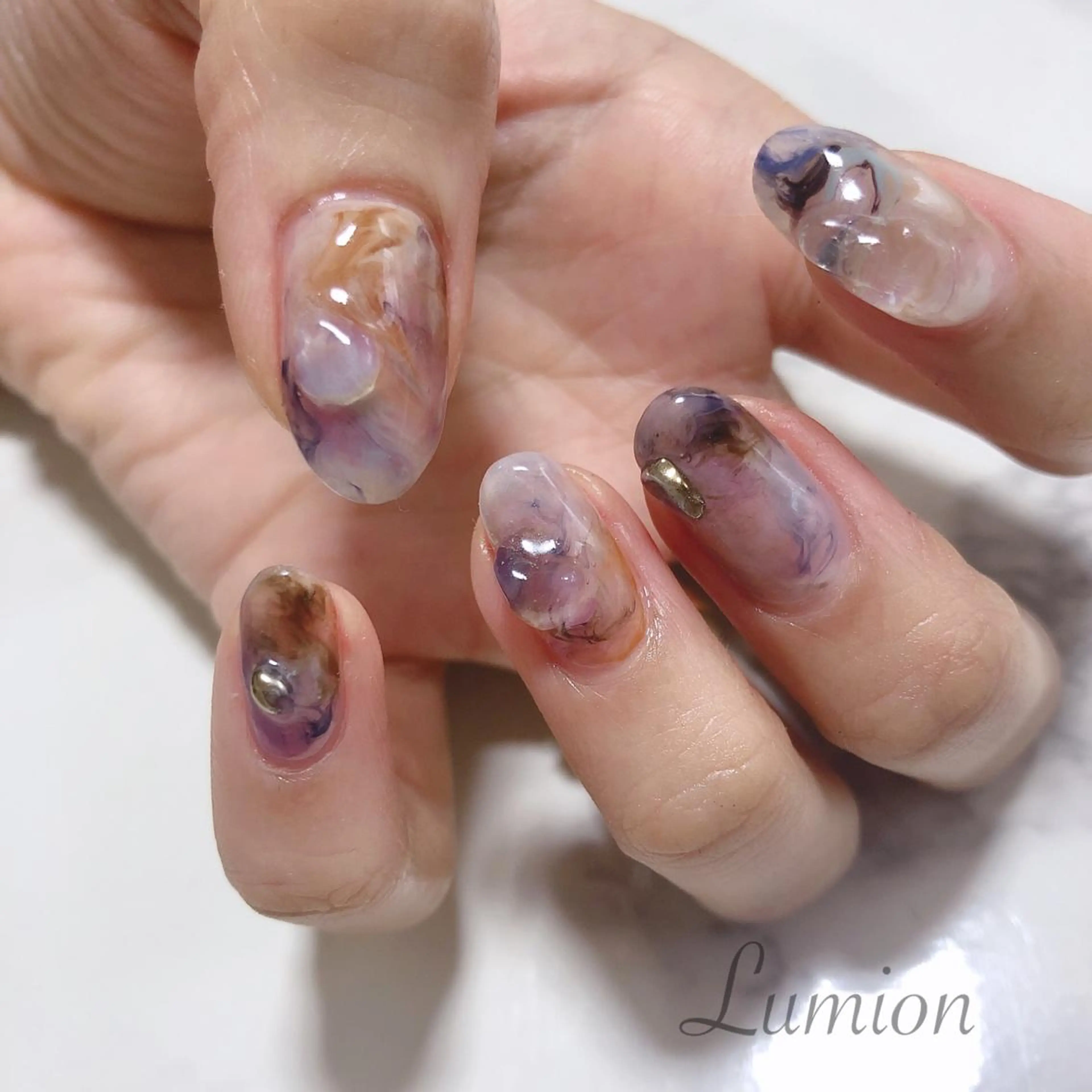 ネイル ニュアンスネイル ハンドネイル 菊地 美沙斗のネイルデザイン