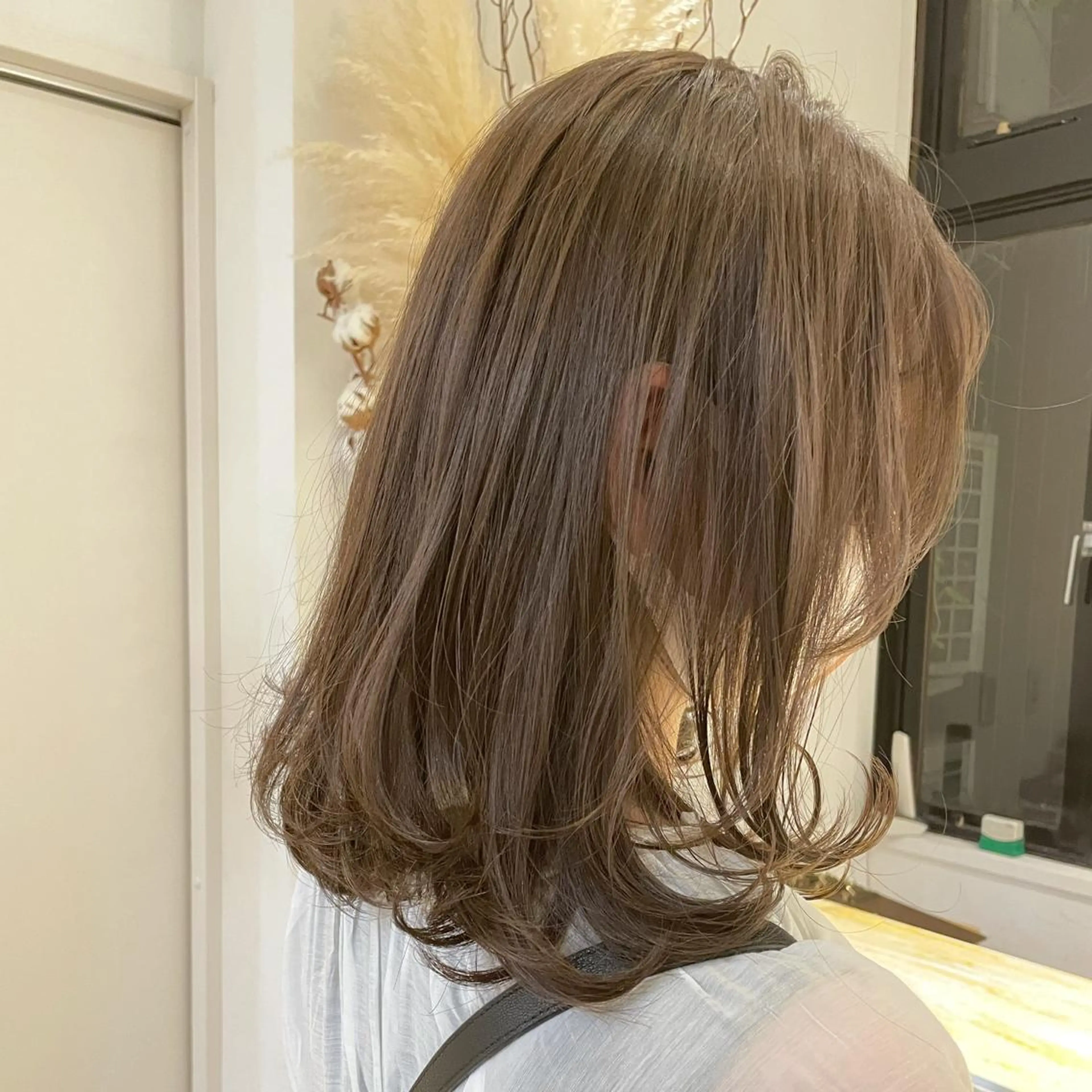 ミディアム カラー ベージュカラー 🫧透明感ヘア🫧 🧸竹花　彩希🧸のヘアスタイル