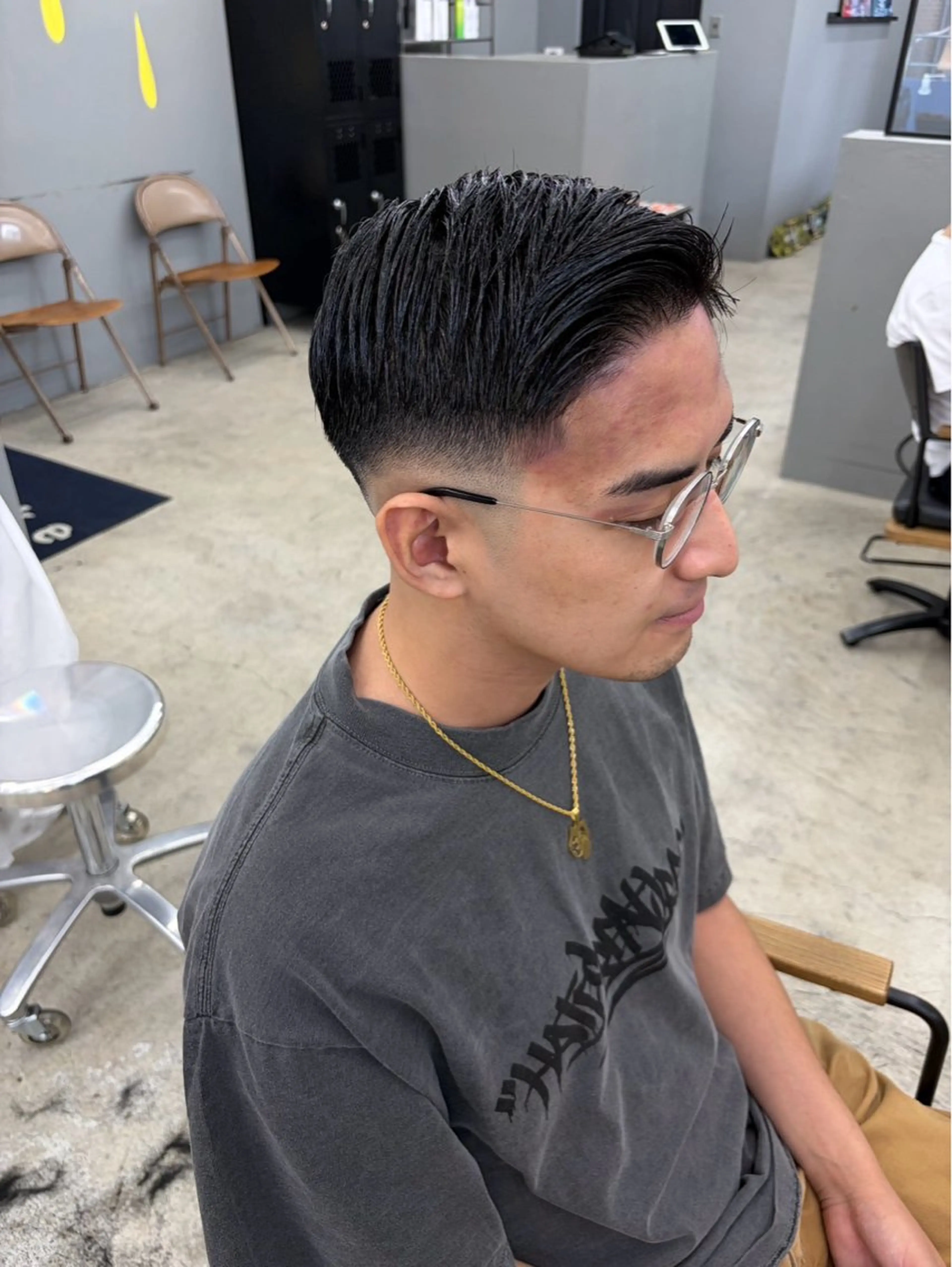 ショート メンズ カット ヘッドスパ メンズ専門サロン wokeのヘアスタイル