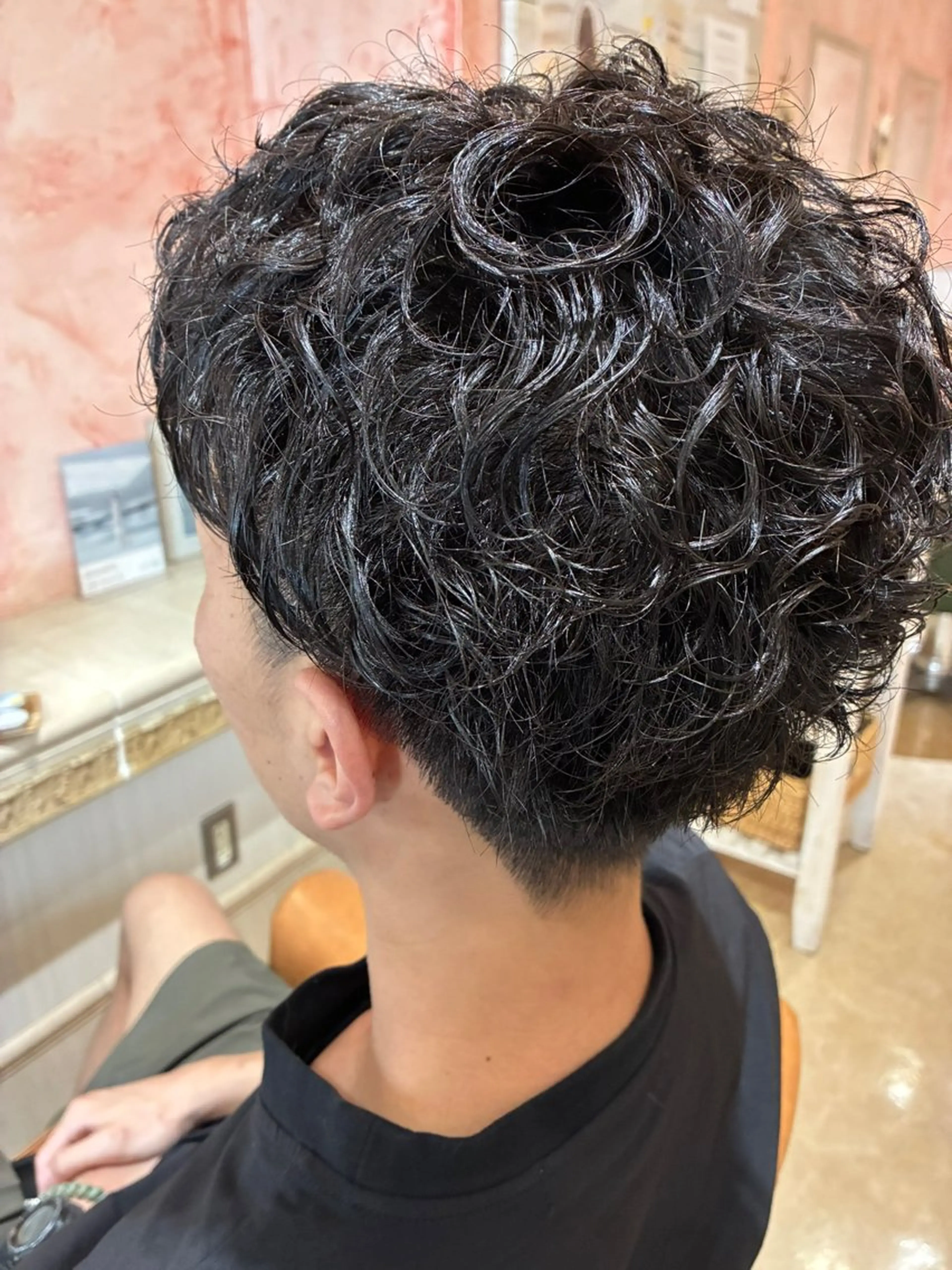 ショート パーマ 大山 拓美のヘアスタイル