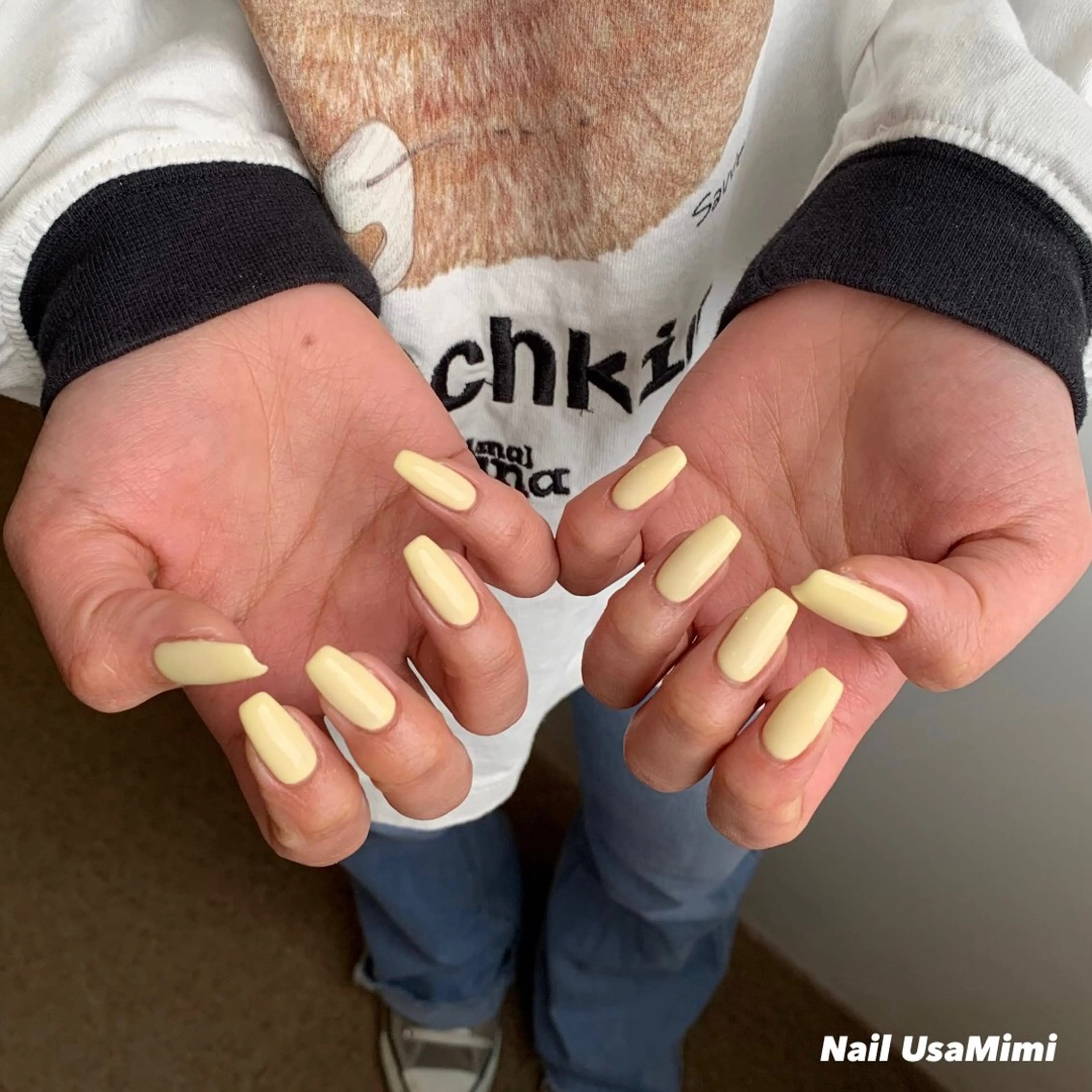ネイル ジェルネイル マグネットネイル 持ち込み ワンカラーネイル パラジェル 本町ネイルNail UsaMimiのネイルデザイン