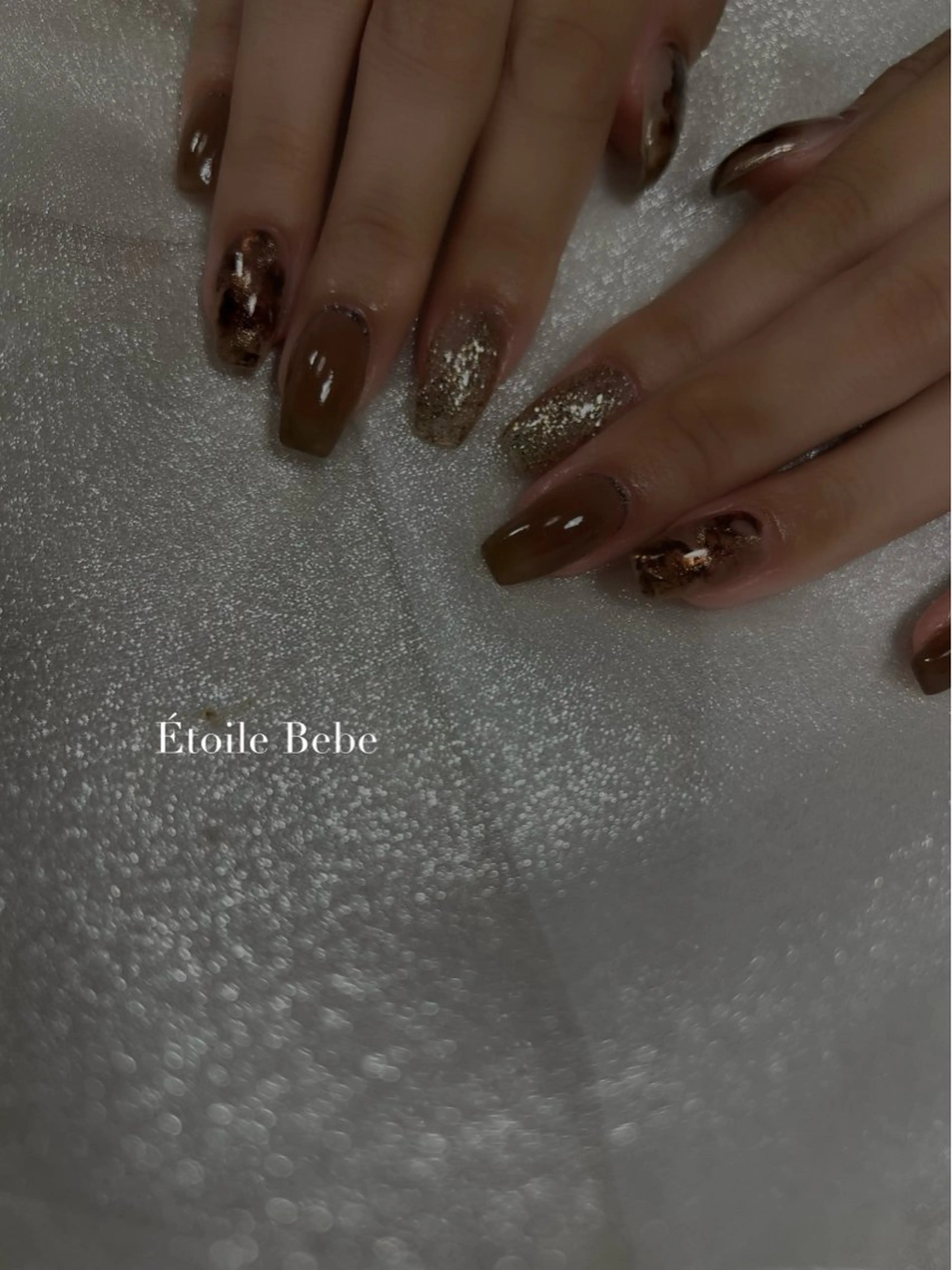 ネイル ニュアンスネイル Étoile Bebeのネイルデザイン