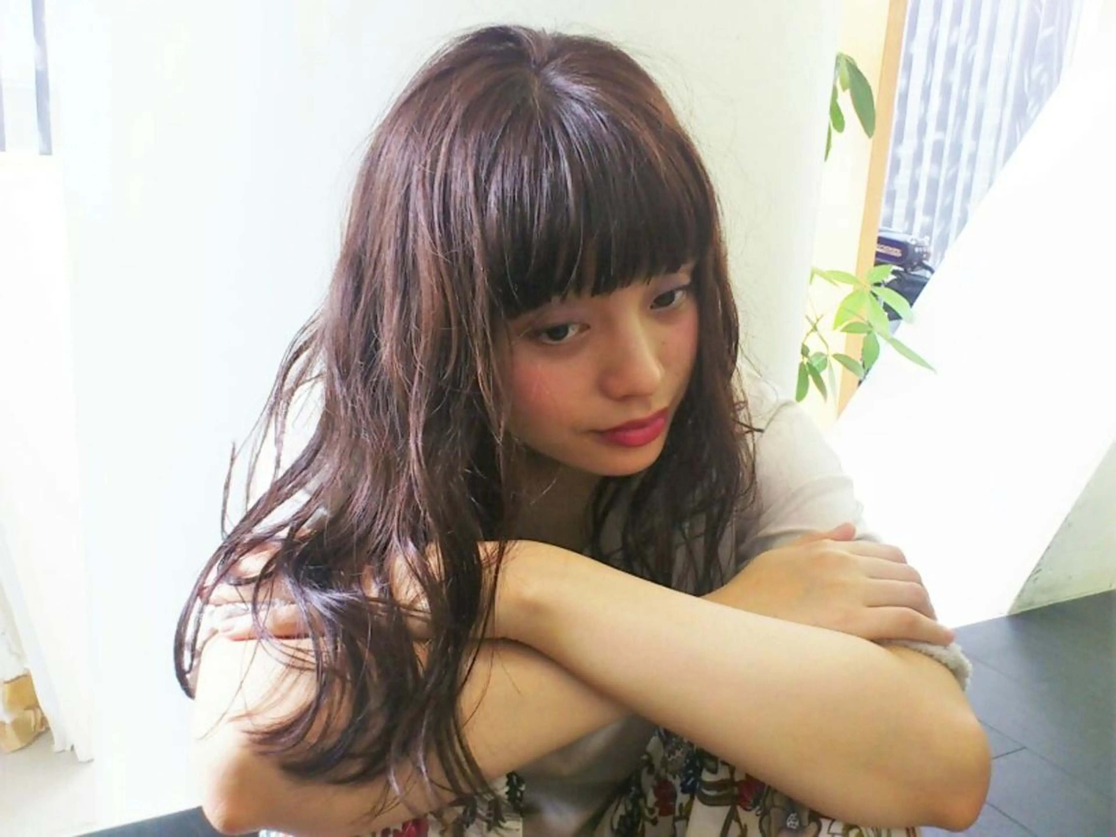 ミディアム メゾンブランアヴェダ所属・ホリウチ ユキエのヘアスタイル