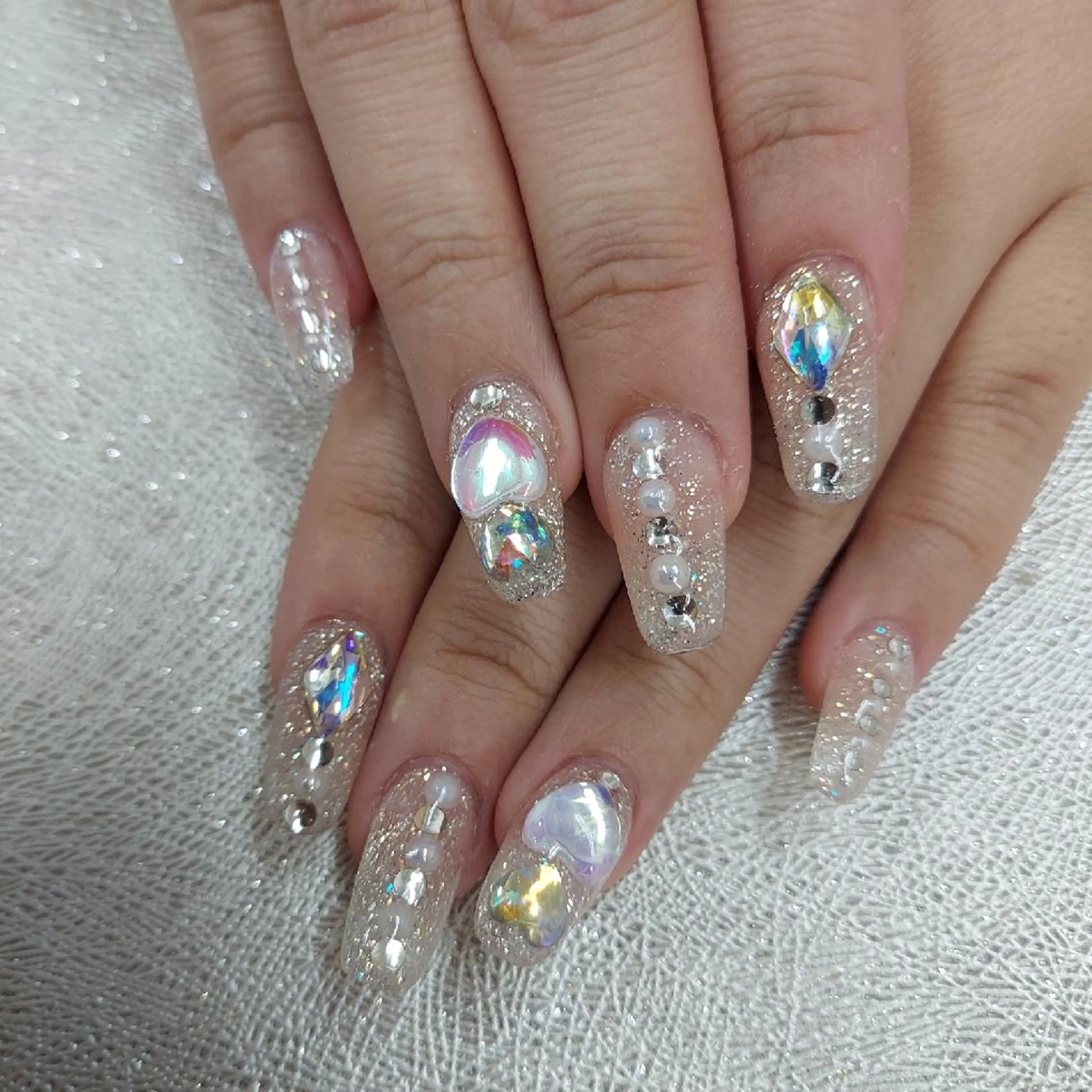 ネイル アートネイル ジェルネイル 持ち込み ニュアンスネイル パラジェル 河野ちえ (雑誌掲載サロン)のネイルデザイン