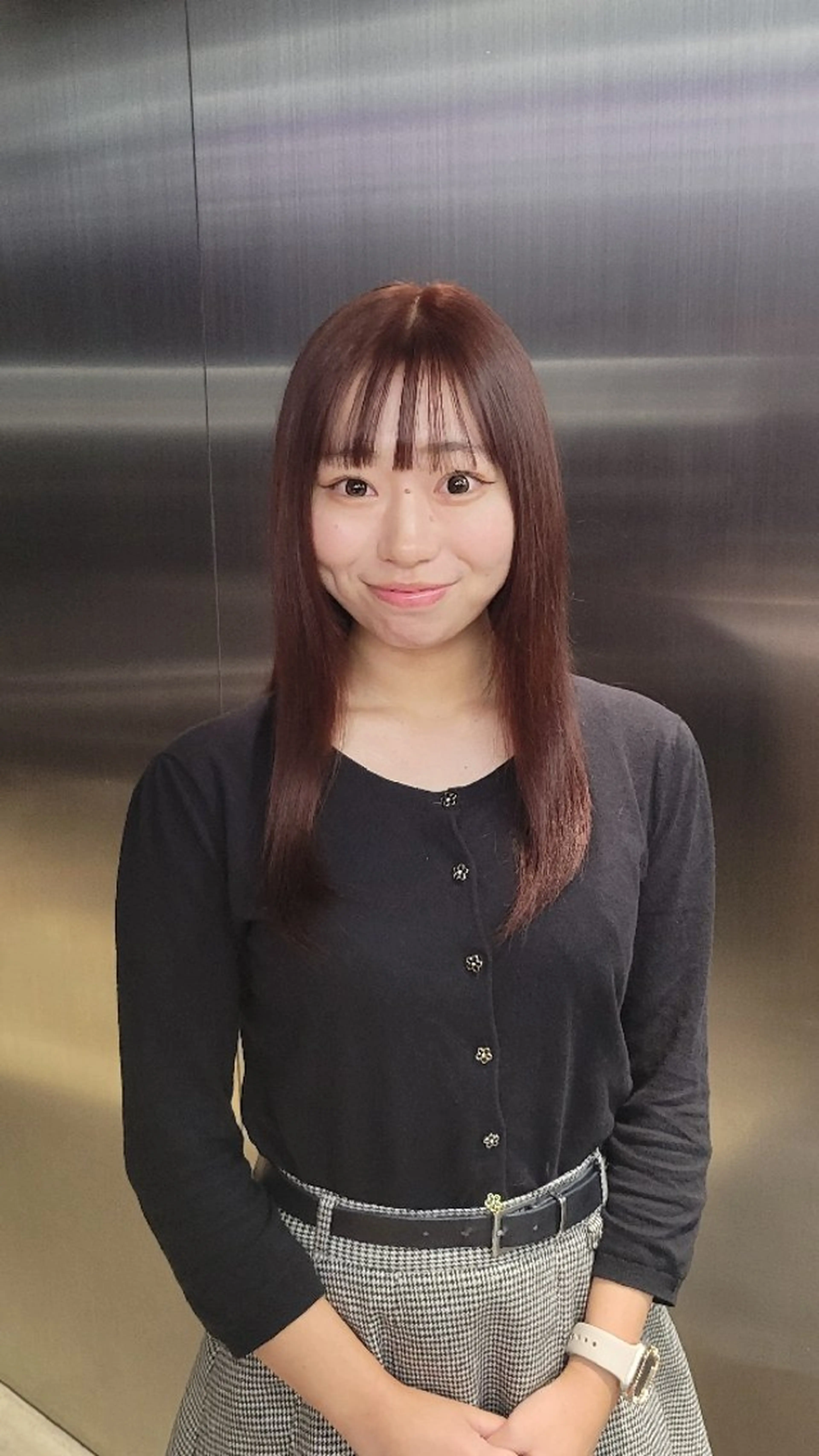 カラー ロング ブリーチ ブラウンカラー ピンクカラー ピンクブラウン PELE SAKAE所属・PELE/栄/ SOAのヘアスタイル