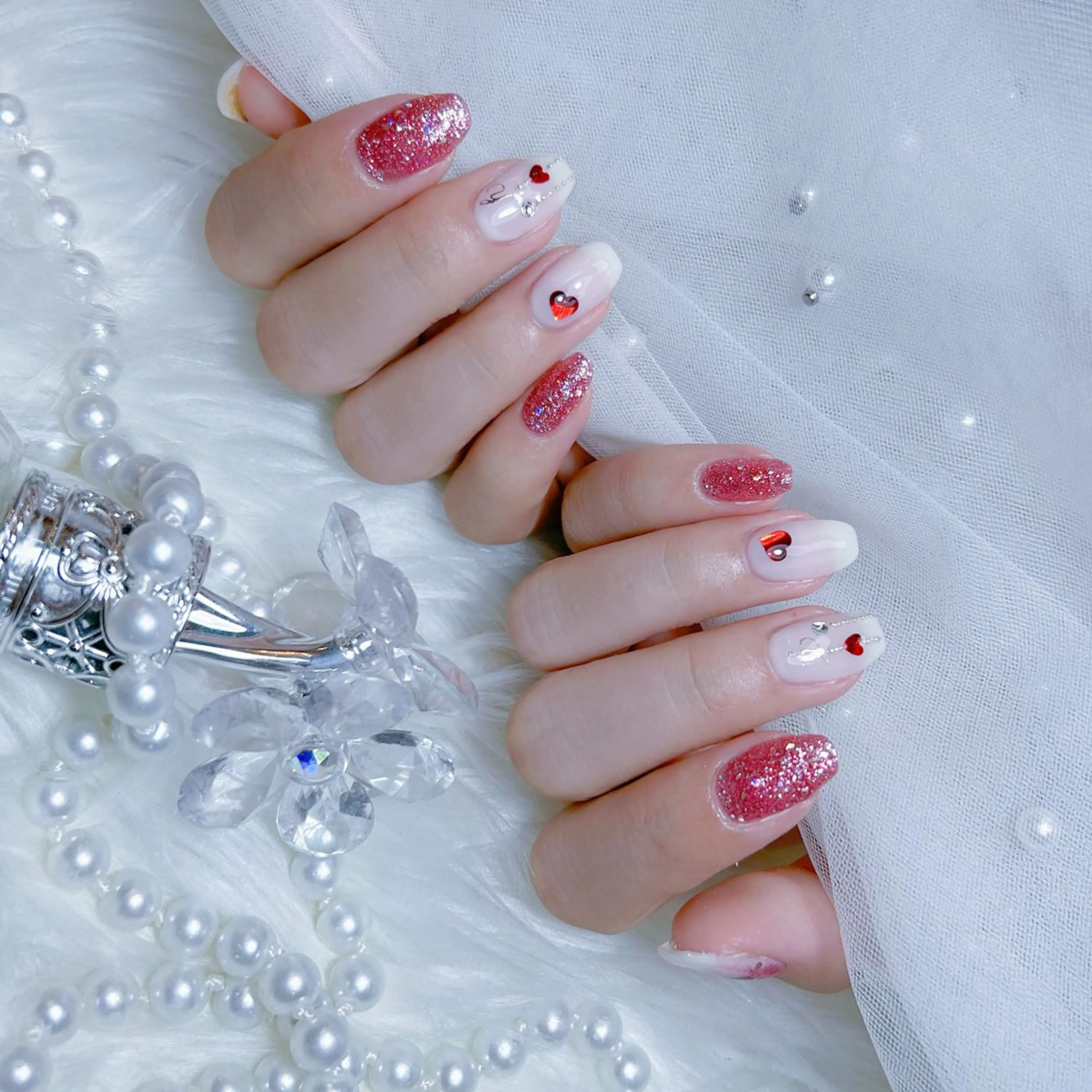 ネイル ハンドネイル Yudia🩵 Yuiのネイルデザイン