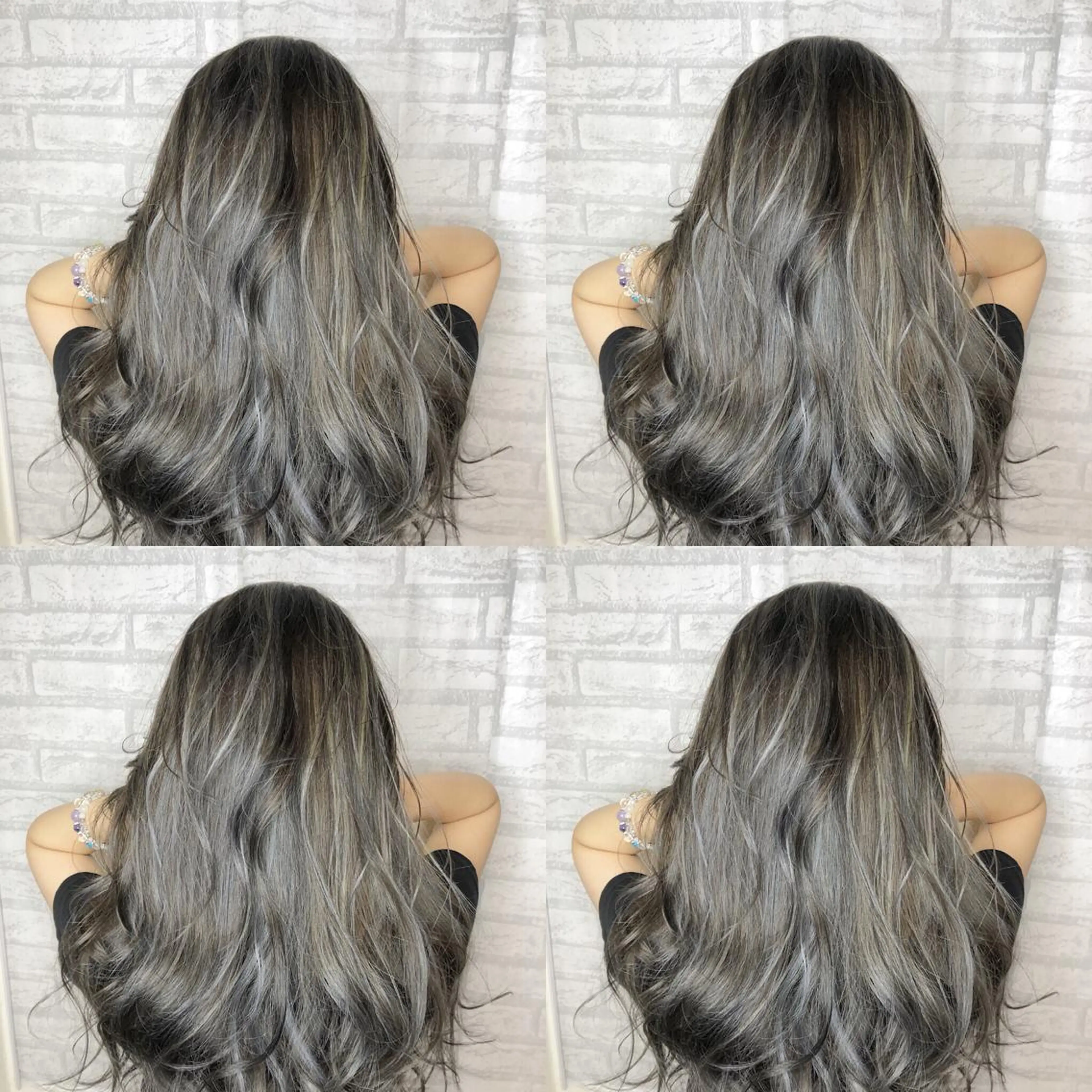 ミディアム カラー アディクシーカラー アッシュ 透明感カラー グレージュ ハイライトカラー カット ヘアカラー トリートメント JIL BLAN 京都のヘアスタイル