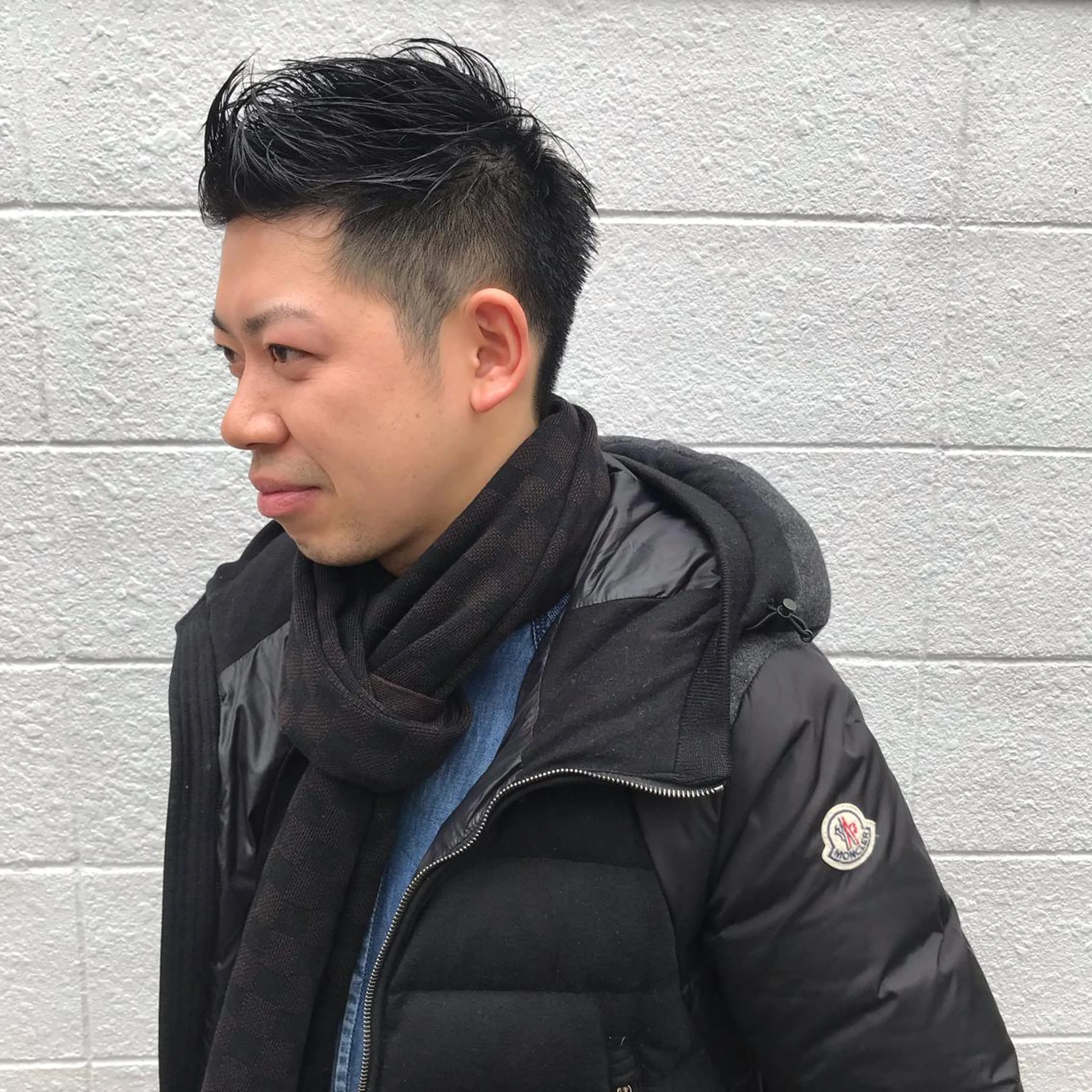 ショート カラー パーマ メンズ 吉川 純太のヘアスタイル