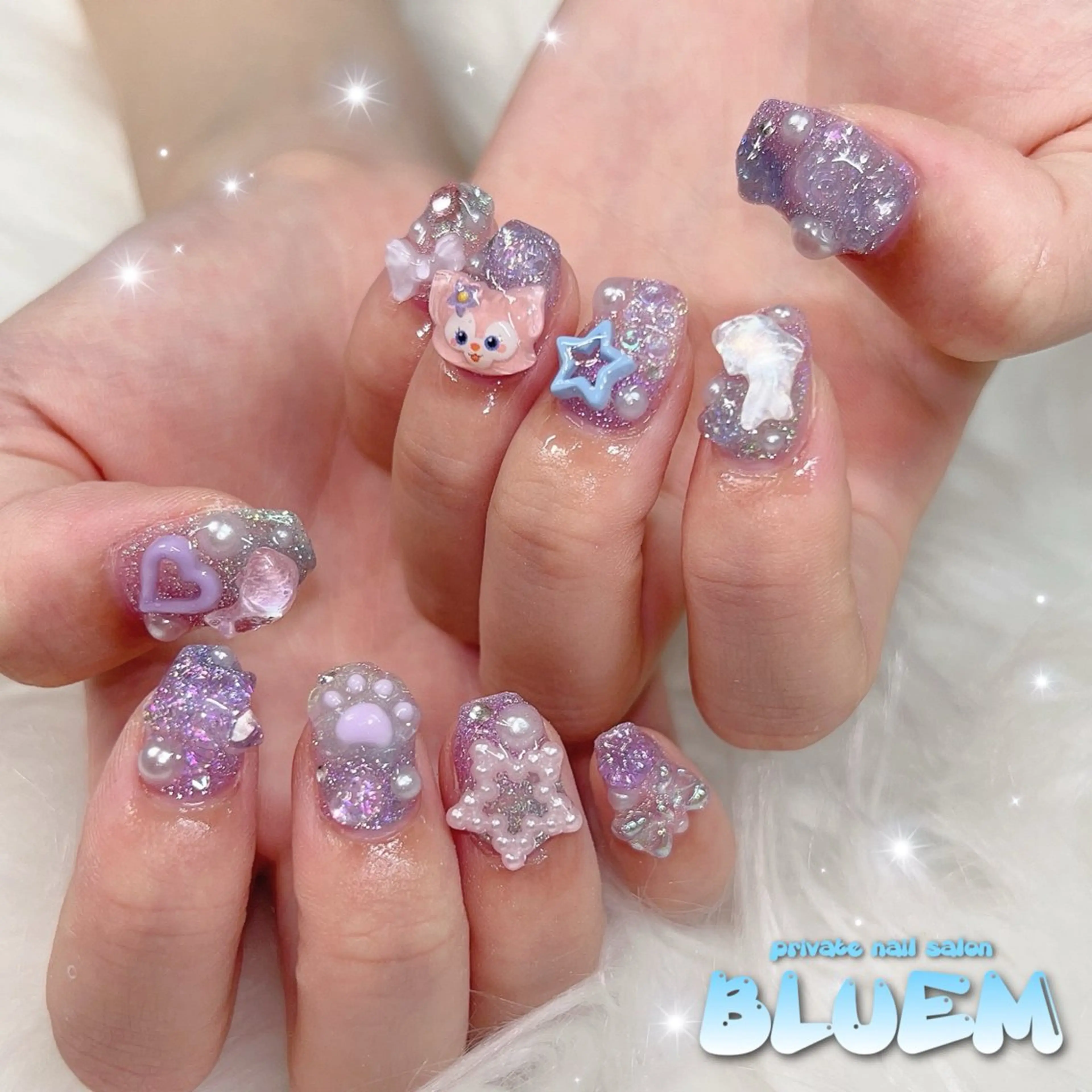 ネイル ハンドネイル BLUEM なな🐶のネイルデザイン