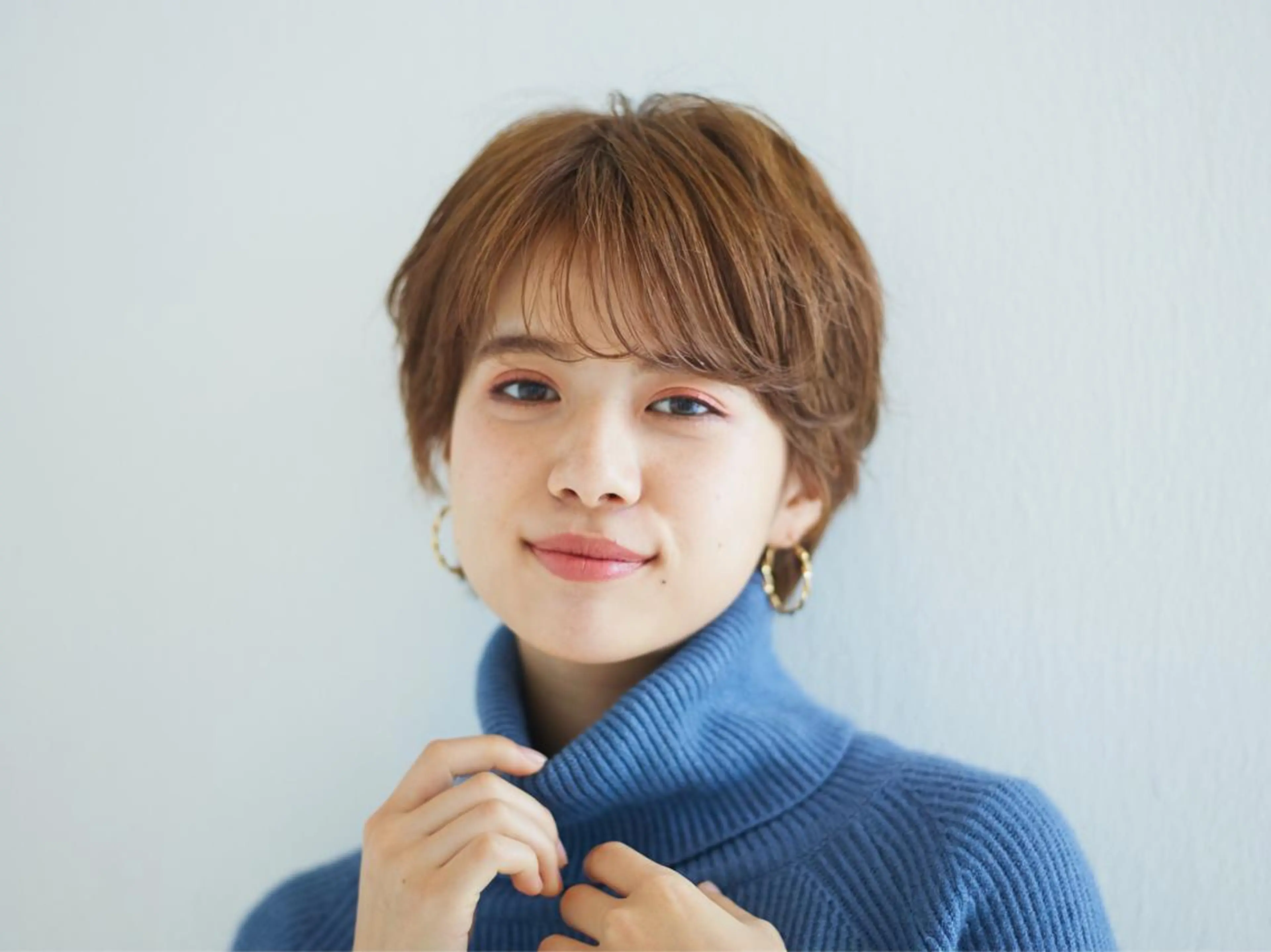 ショート カラー THE DAY所属・AKI HASHIMOTOのヘアスタイル