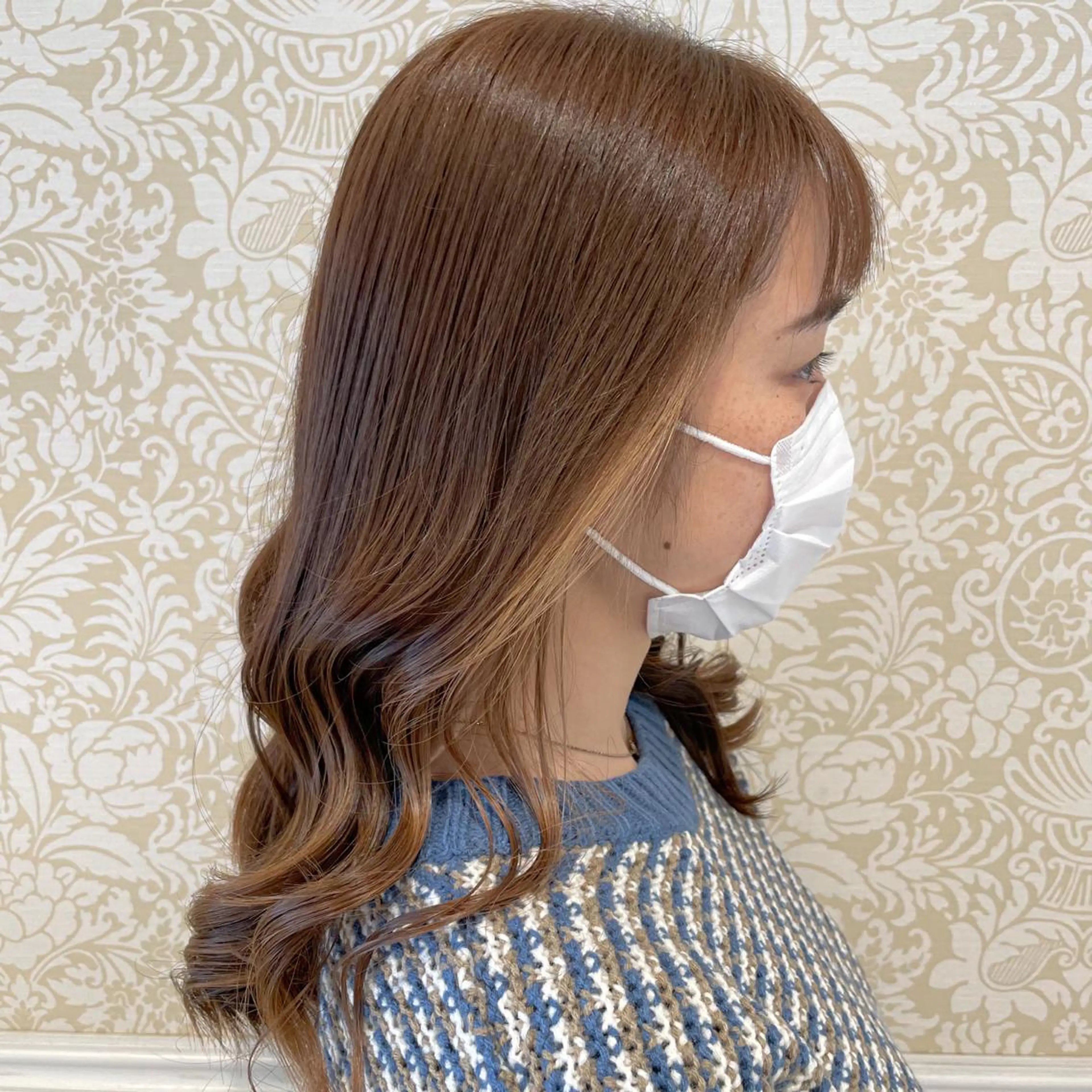 ロング カラー 暖色系カラー🍊 オオネヨシナリのヘアスタイル