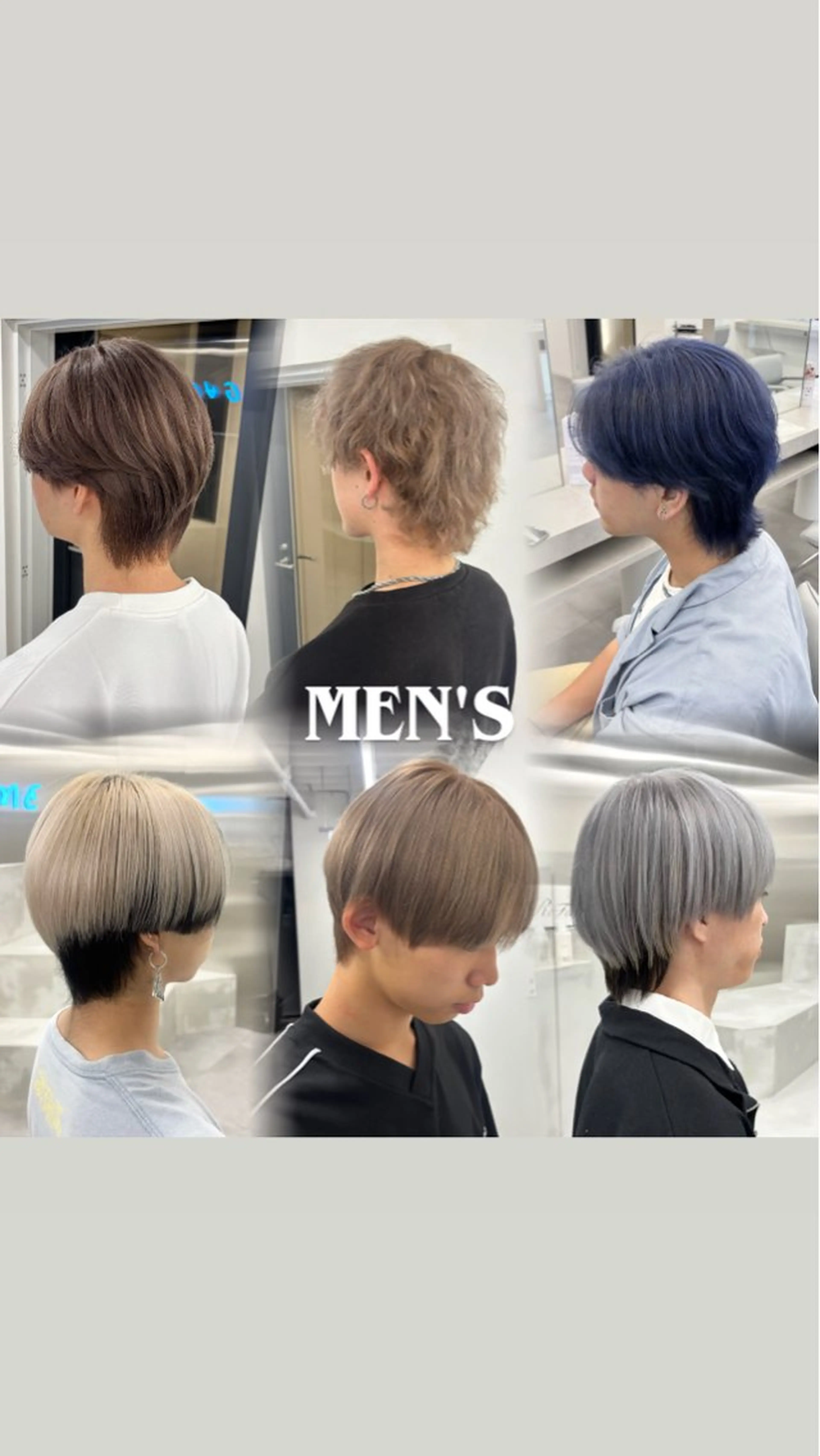 メンズ カット ヘアカラー 🧸🎀ブリーチ ‪栄🎀🧸かのんのヘアスタイル