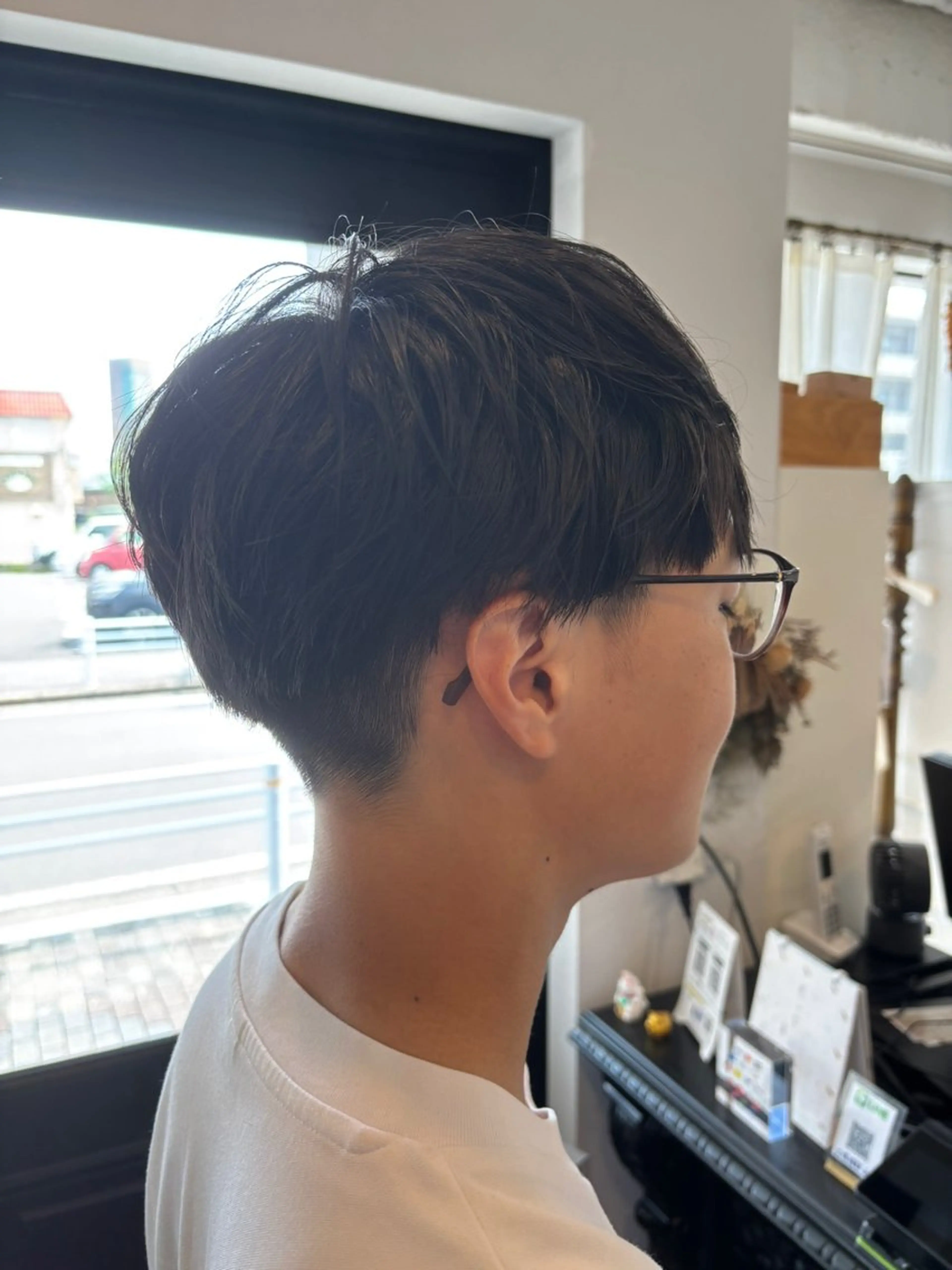 ショート メンズ 学生（メンズ向け） 学生 カット 新井 千智のヘアスタイル