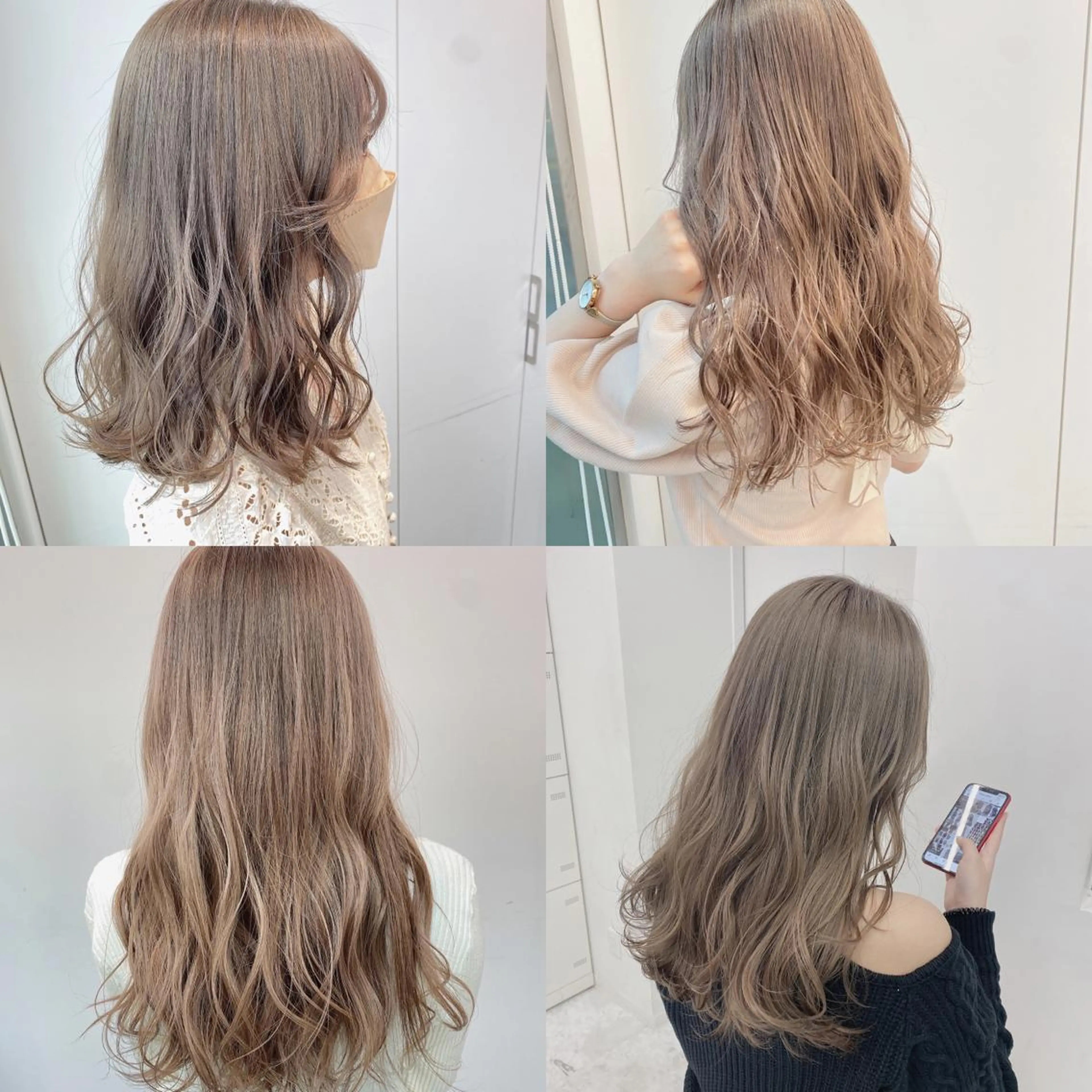 ミディアム ヘアカラー トリートメント ヘッドスパ ヘアセット 大人っぽ上品🤍韓国 レイヤー🤍ふうがのヘアスタイル