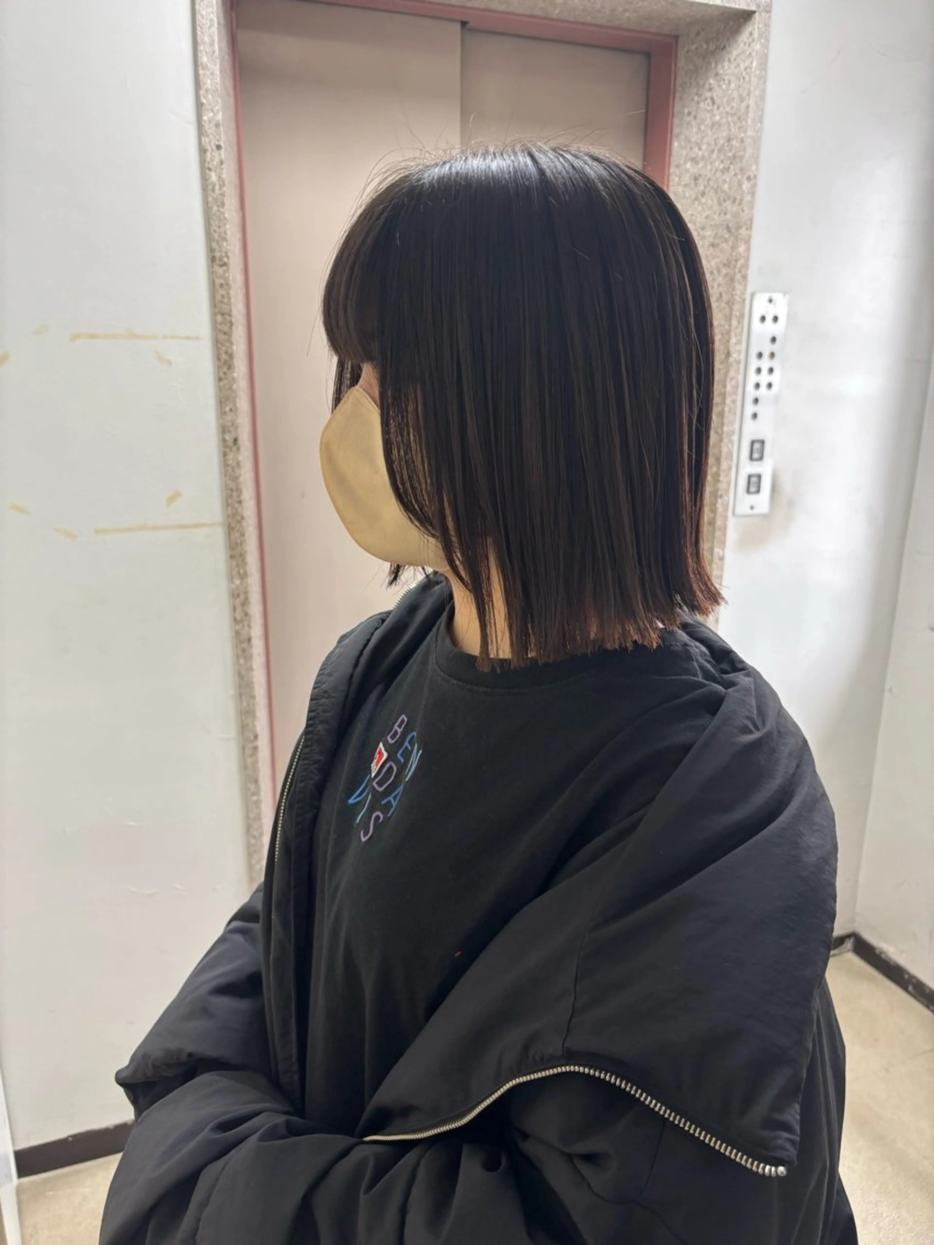 ミディアム カット 縮毛矯正 トリートメント Go Today シェアサロン 横浜店所属・【ただの天才 🎨】のヘアスタイル