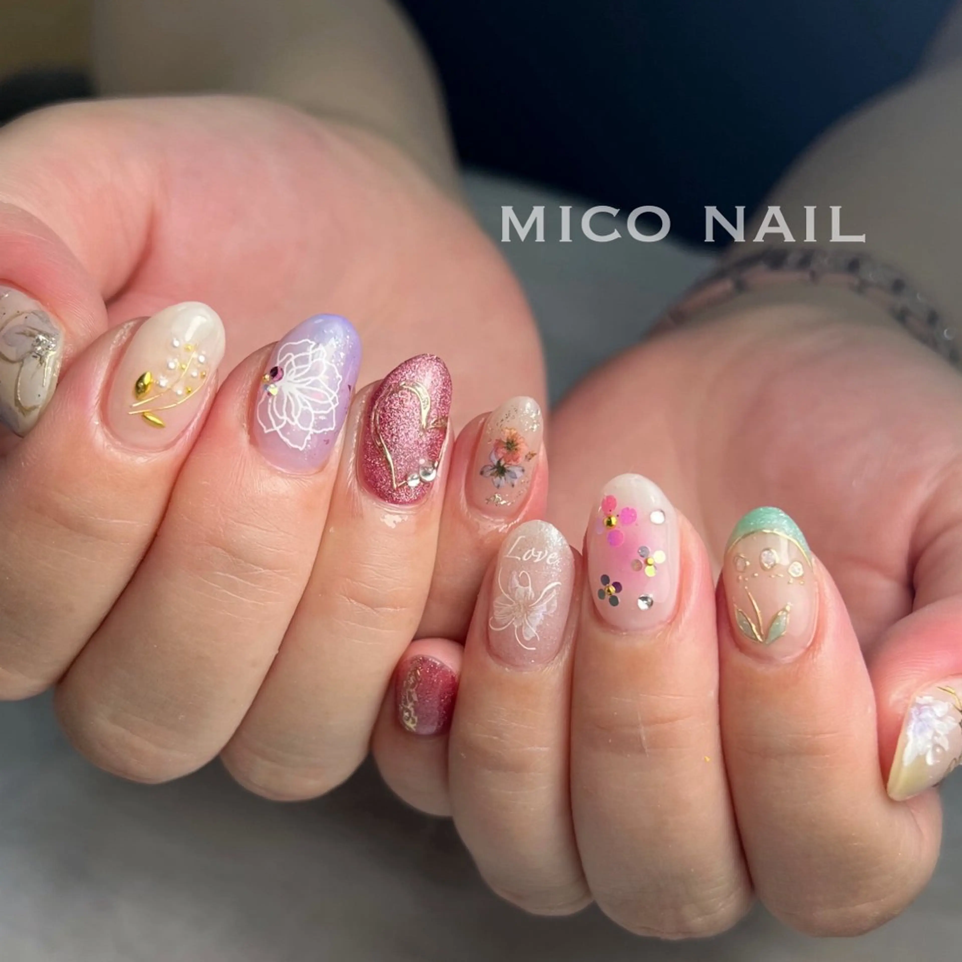 ネイル ハンドネイル mico nailのネイルデザイン