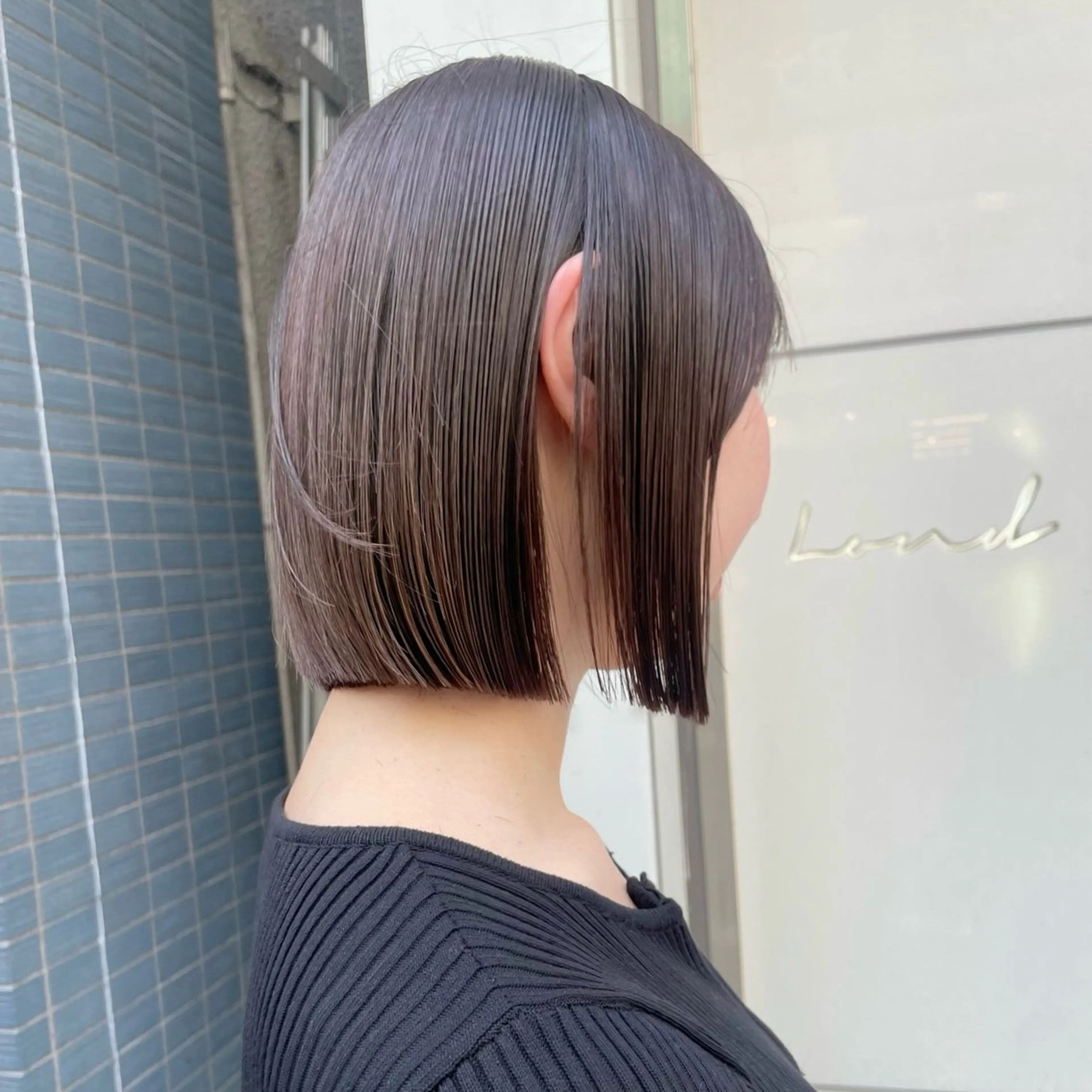 ショート カット ヘアカラー トリートメント Misaki /ボブ/縮毛矯正のヘアスタイル