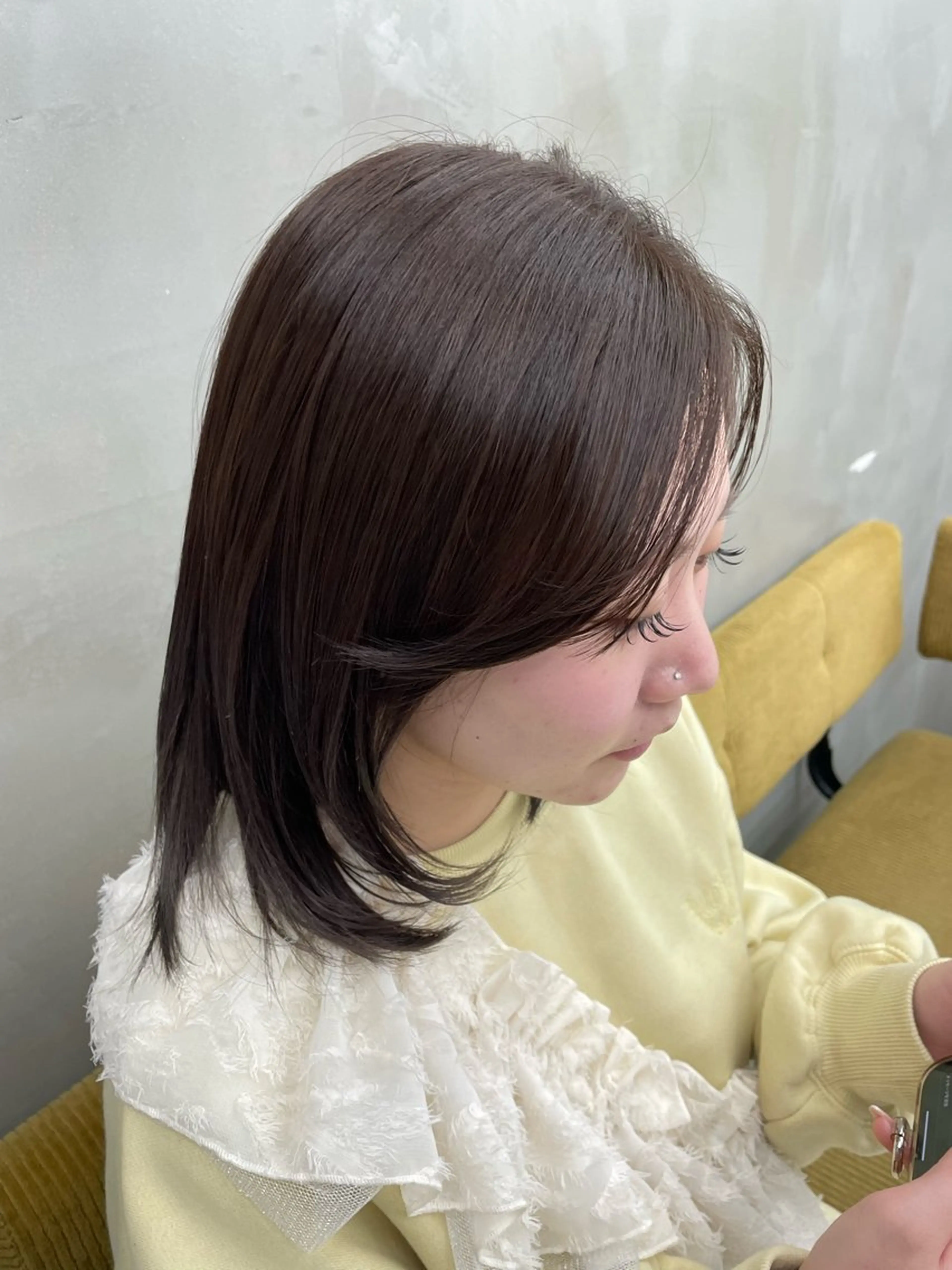 ミディアム 🐰ほのか /透明感カラーのヘアスタイル