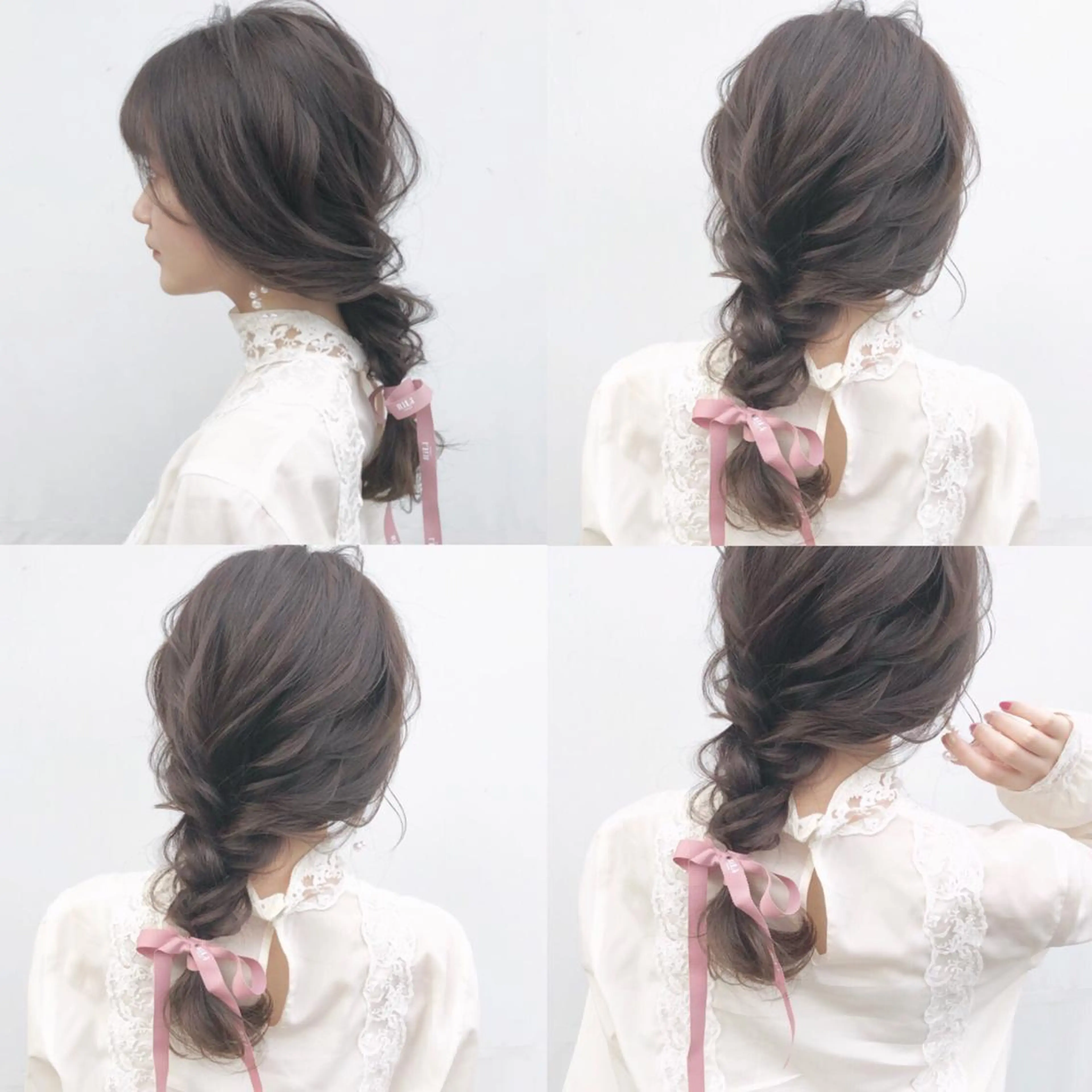 セミロング カラー ヘアアレンジ グレージュ ラベンダーカラー ラベンダーグレージュ ラベンダーグレー autre所属・大久保 ひでなりのヘアスタイル