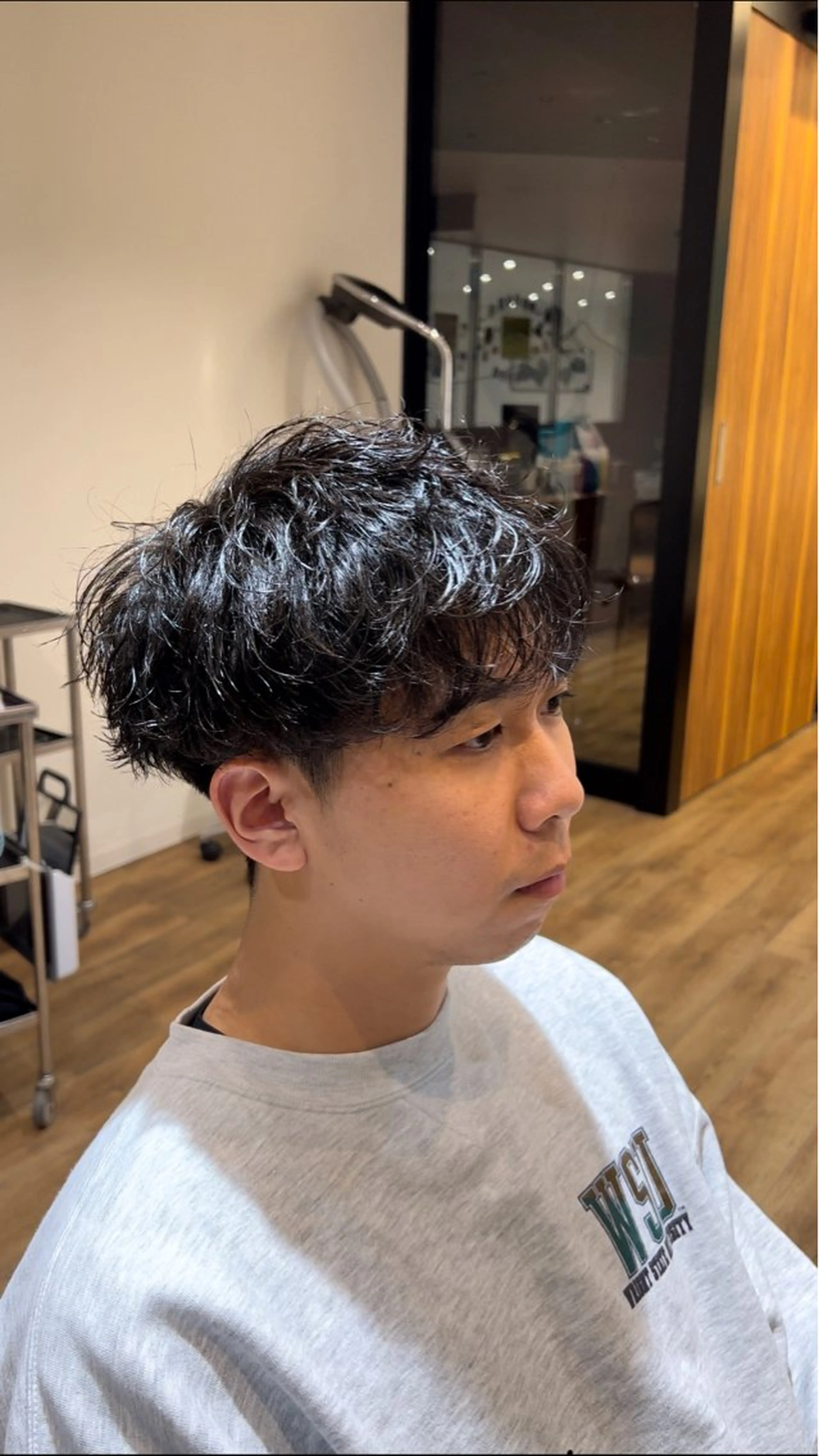 ショート パーマ メンズ カット パーマ FURUSHO 大槻 純也のヘアスタイル