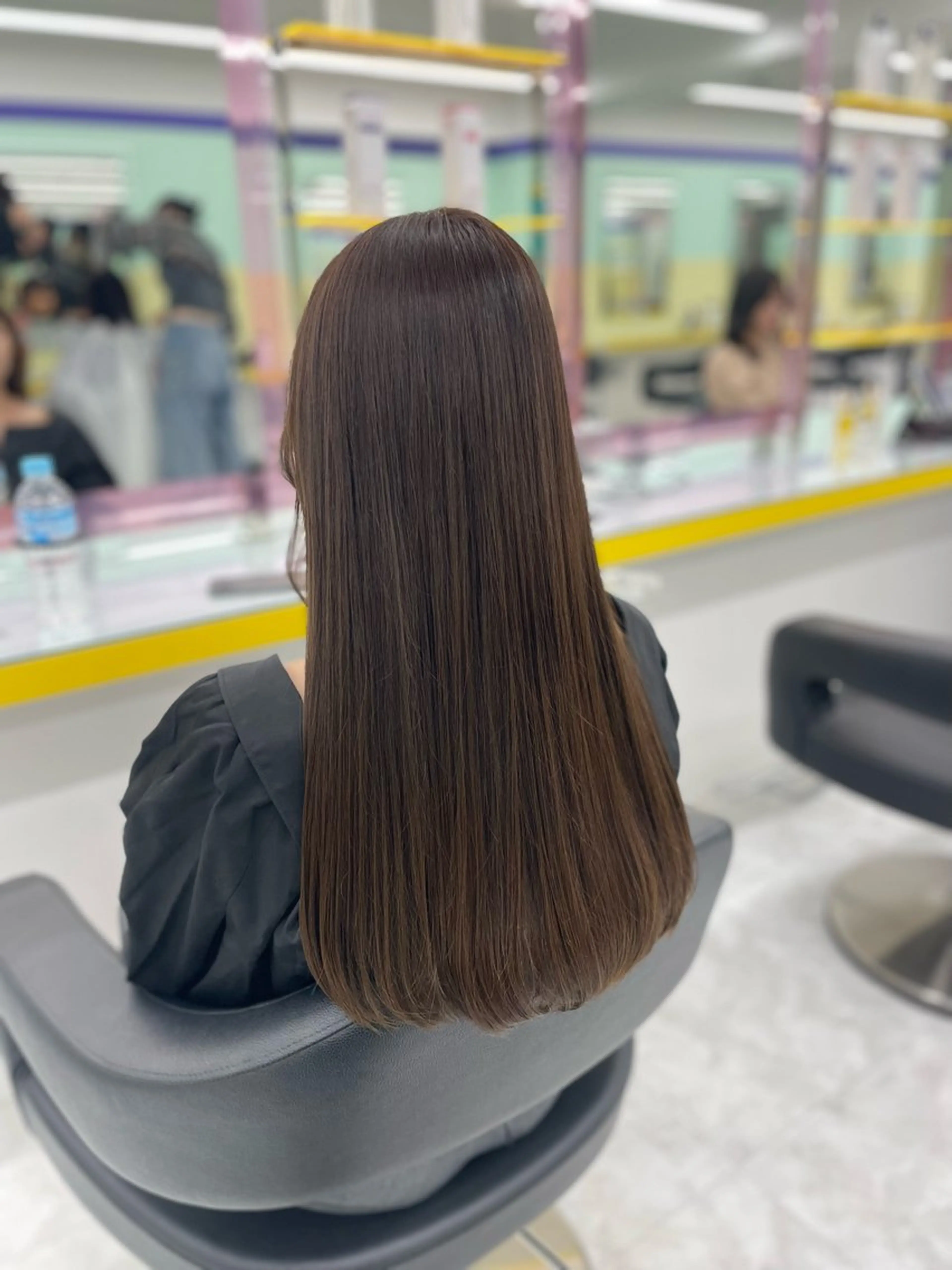 ロング カラー ヘアアレンジ カット ヘアカラー トリートメント ☁️縮毛矯正✖️ 赤み消し☁️りくのヘアスタイル