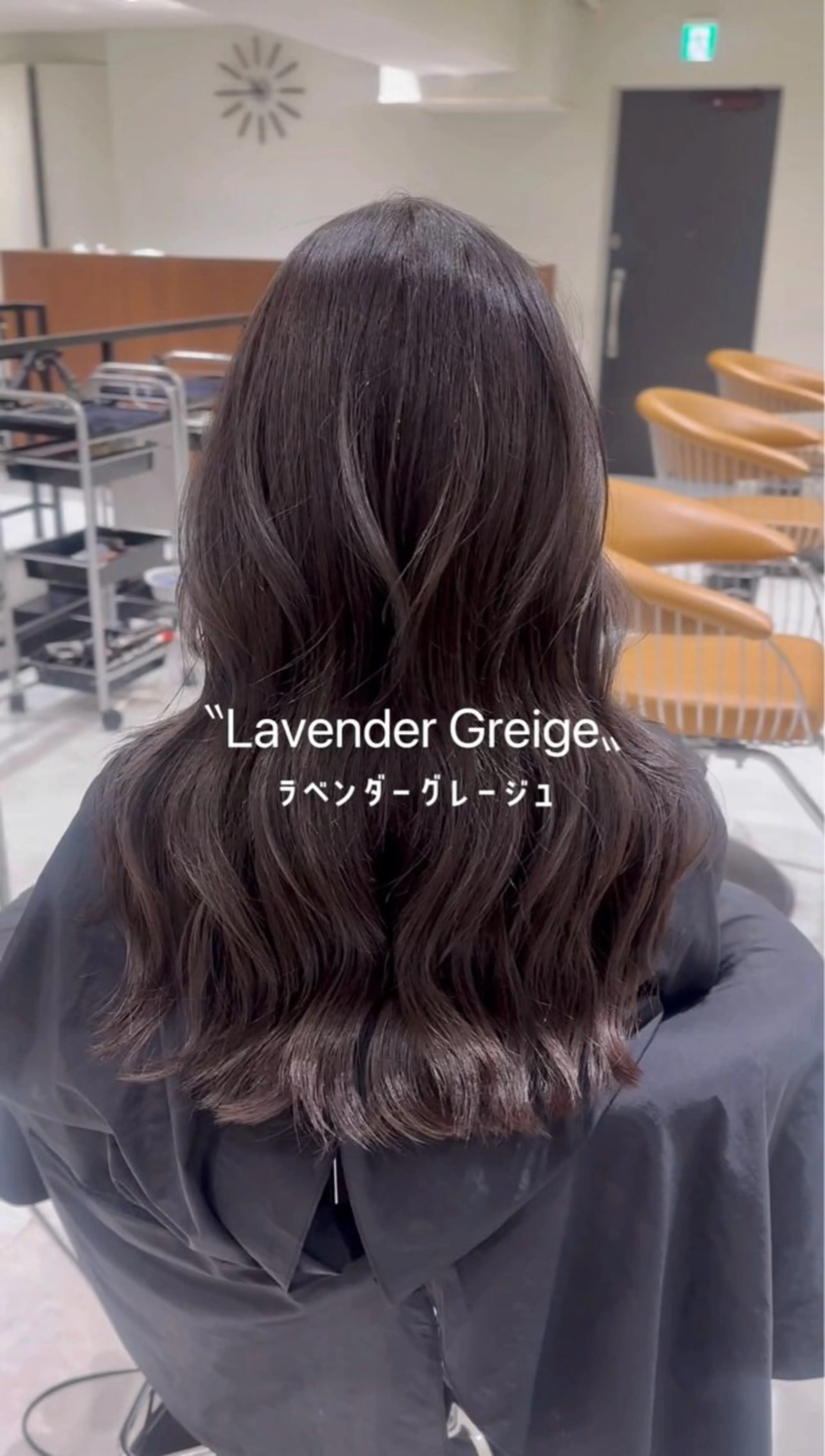 ミディアム カラー 透明感カラー グレージュ ラベンダーカラー ラベンダーグレージュ ラベンダーグレー 🎗️似合わせ/小顔 顔周りカット/透明感のヘアスタイル
