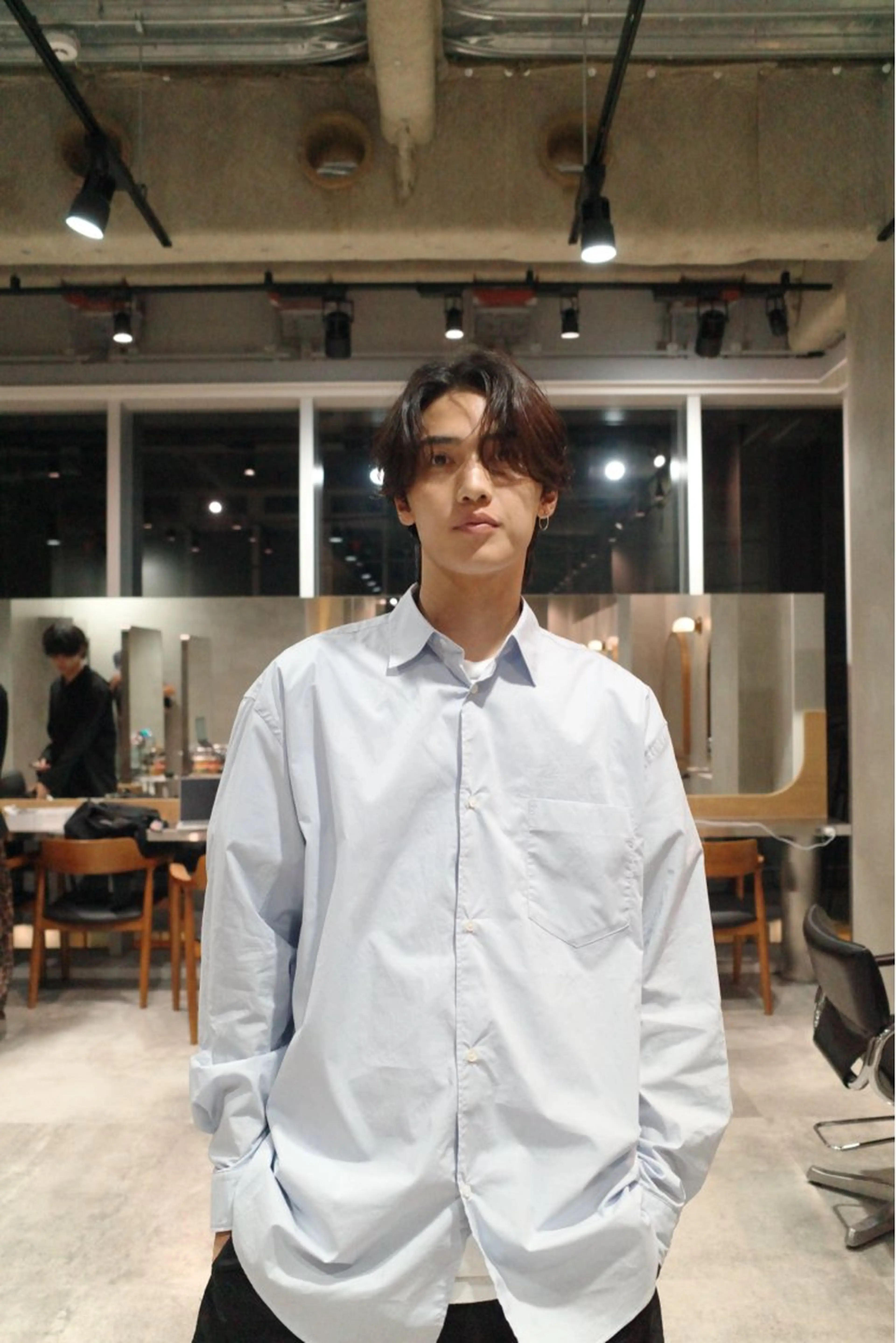 ミディアム パーマ カット パーマ 山口 ヒロトのヘアスタイル