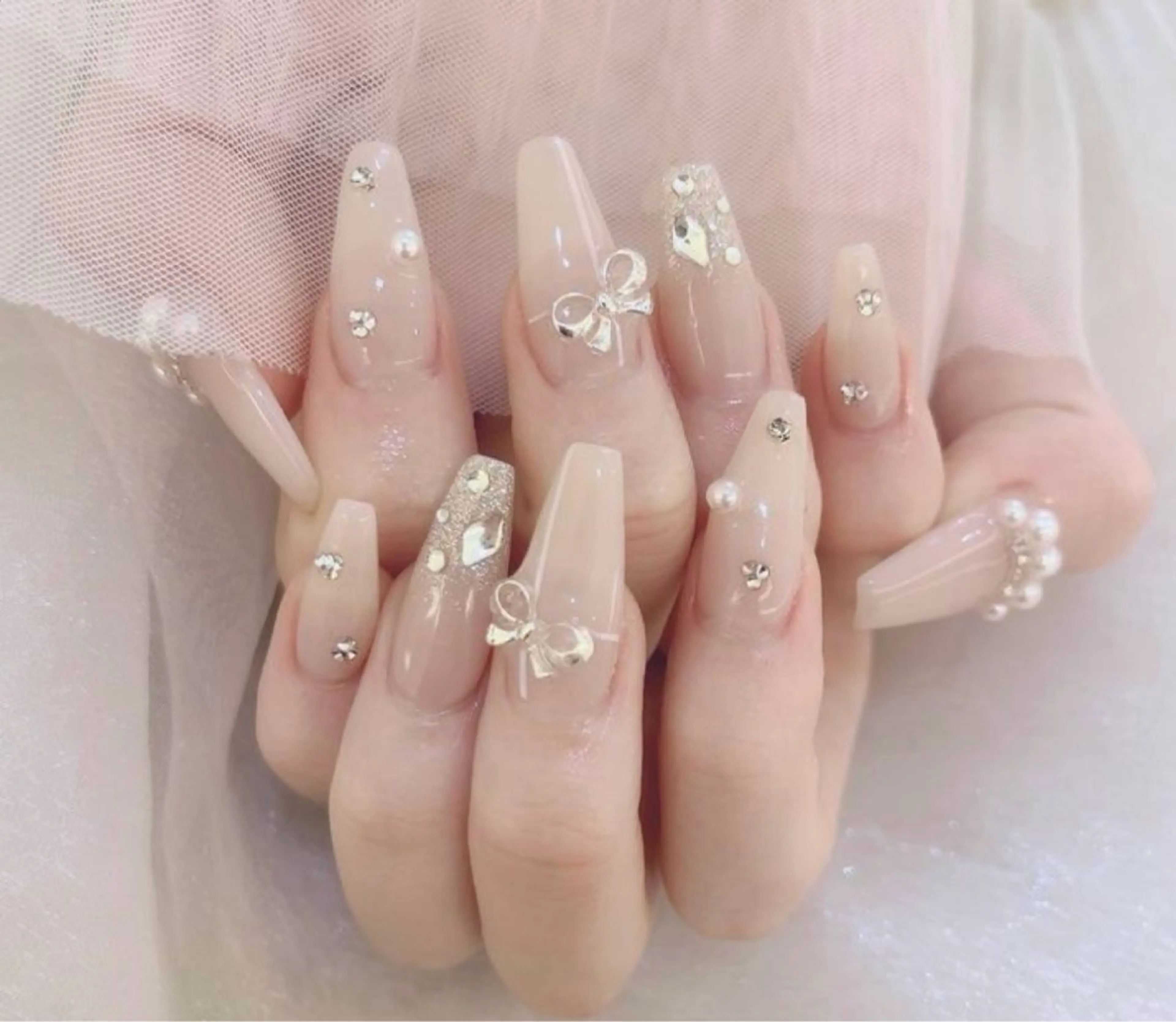 ネイル チークネイル ジェルネイル パラジェル スカルプネイル 春ネイル ハンドネイル MOCHI NAIL 川越東口のネイルデザイン
