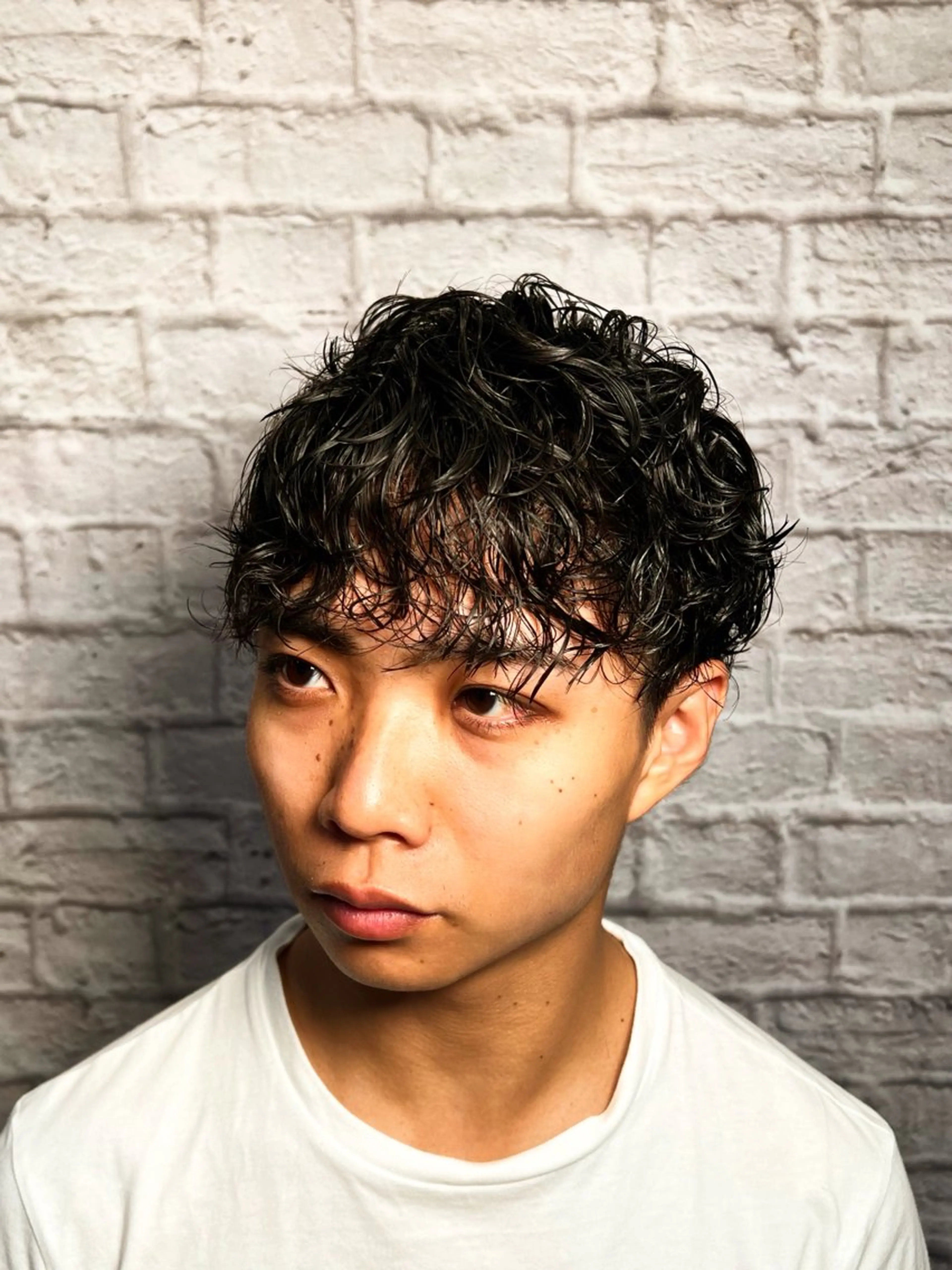 ショート カラー パーマ ヘアアレンジ メンズ カット パーマ メンズカット/パーマ 山崎航平💈のヘアスタイル