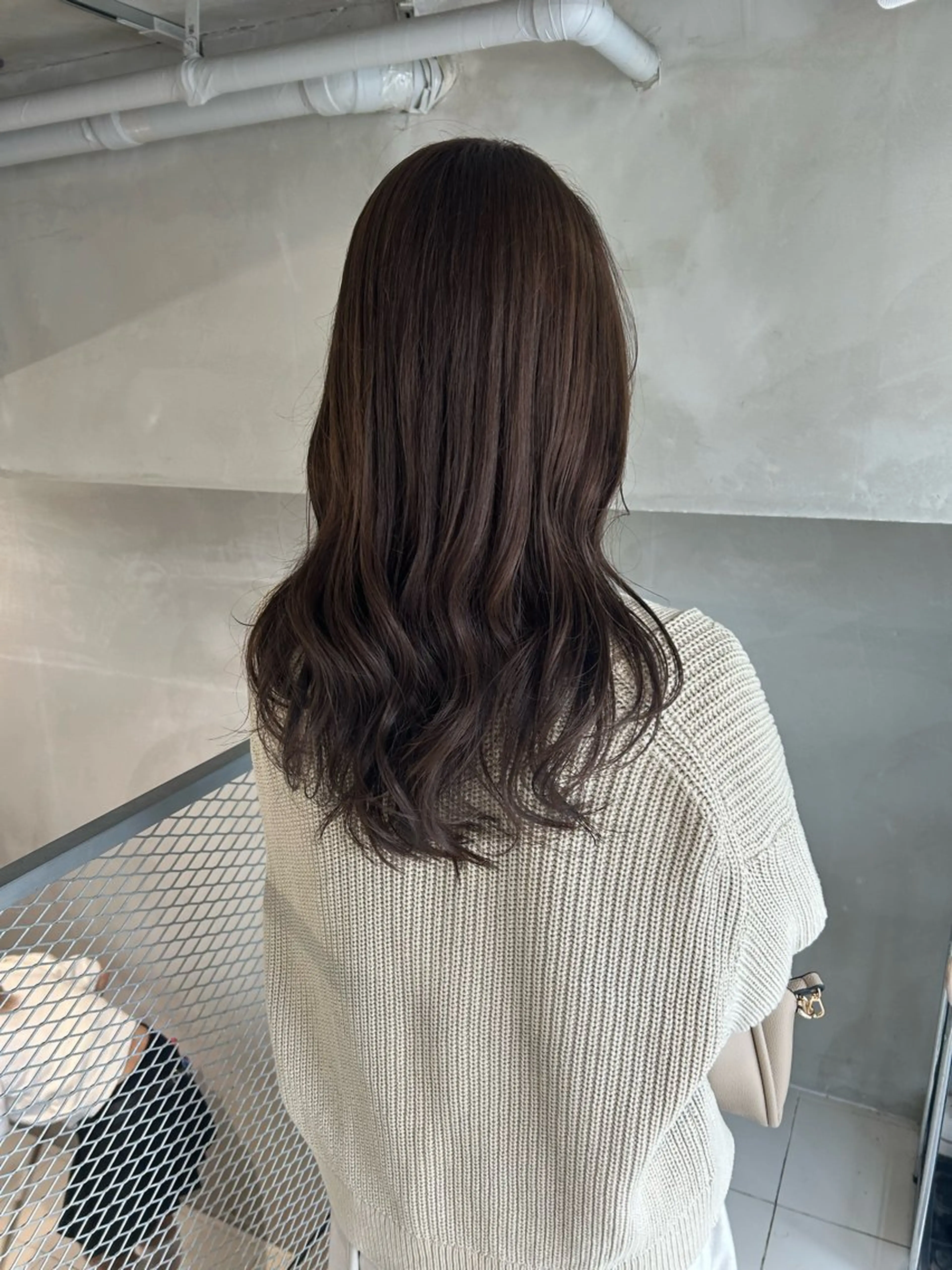 ロング カラー カット ヘアカラー トリートメント 透明感カラー🫧 nanohaのヘアスタイル