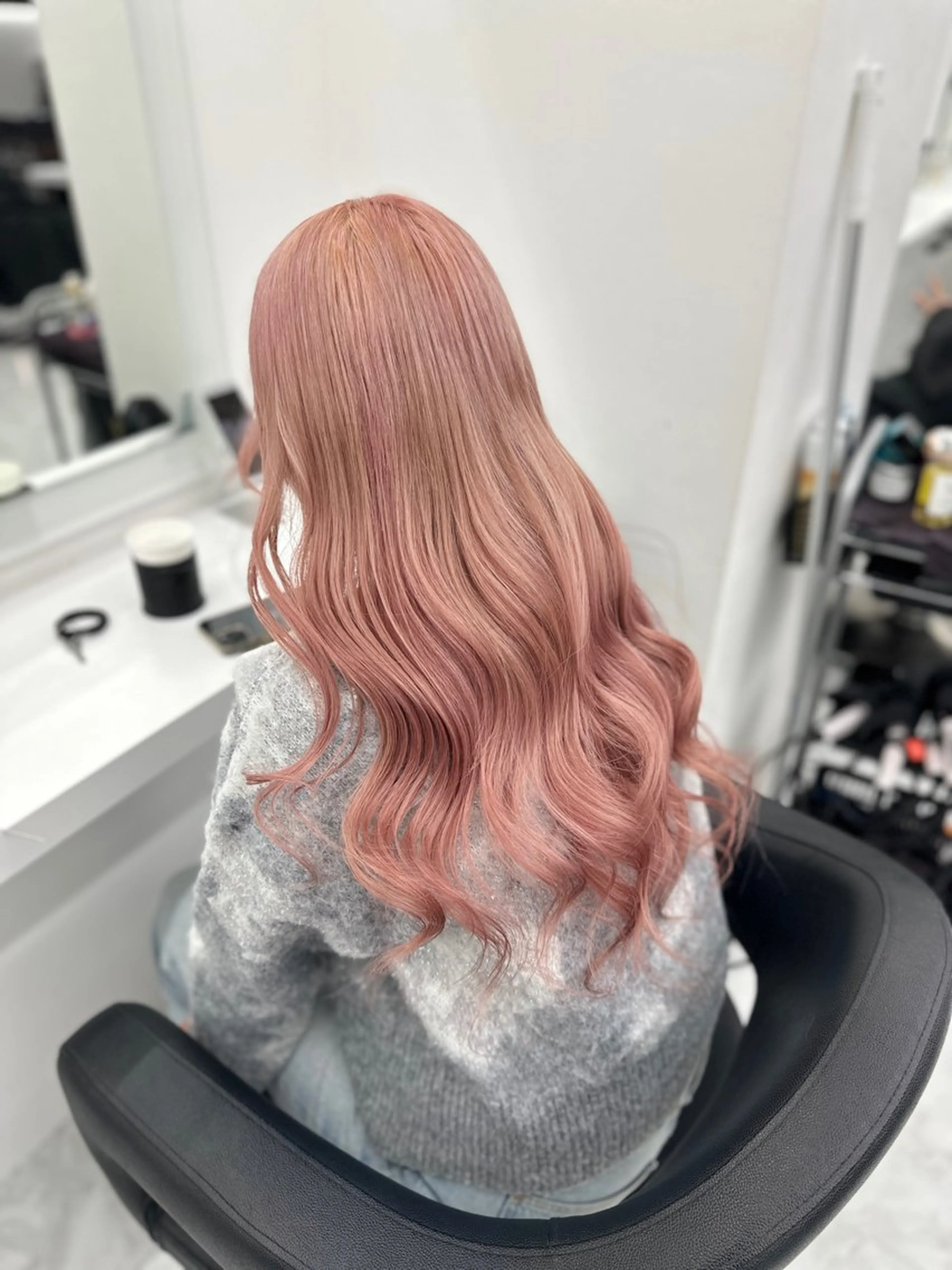 ロング カラー パーマ ヘアアレンジ メンズ キッズ ♥️韓国ヘア レイヤー♥️ゆりのヘアスタイル