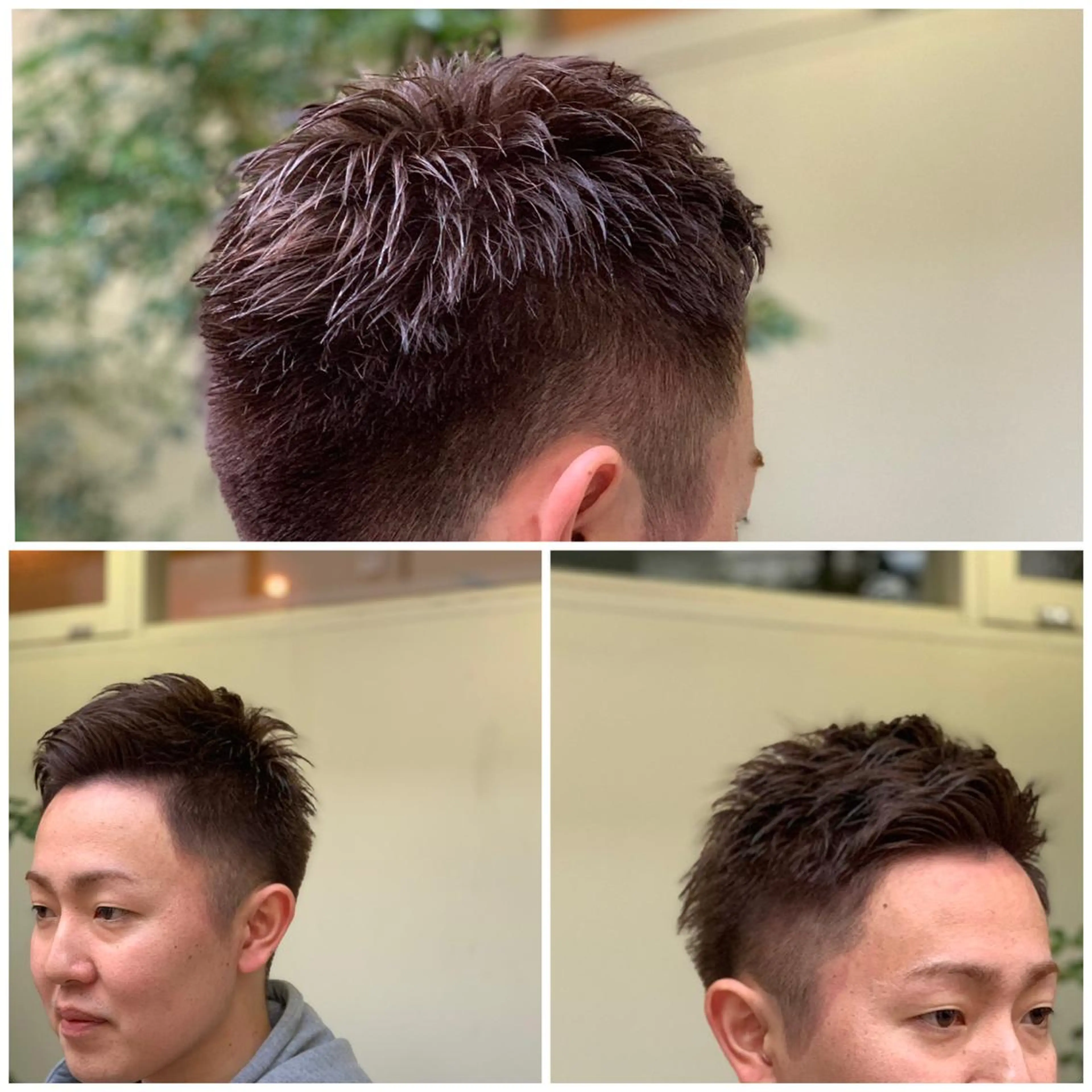 ショート カラー メンズ メンズブリーチ ベージュカラー ブリーチ ラベンダーカラー カット ヘアカラー hair salon k2所属・hair salon　k2のヘアスタイル