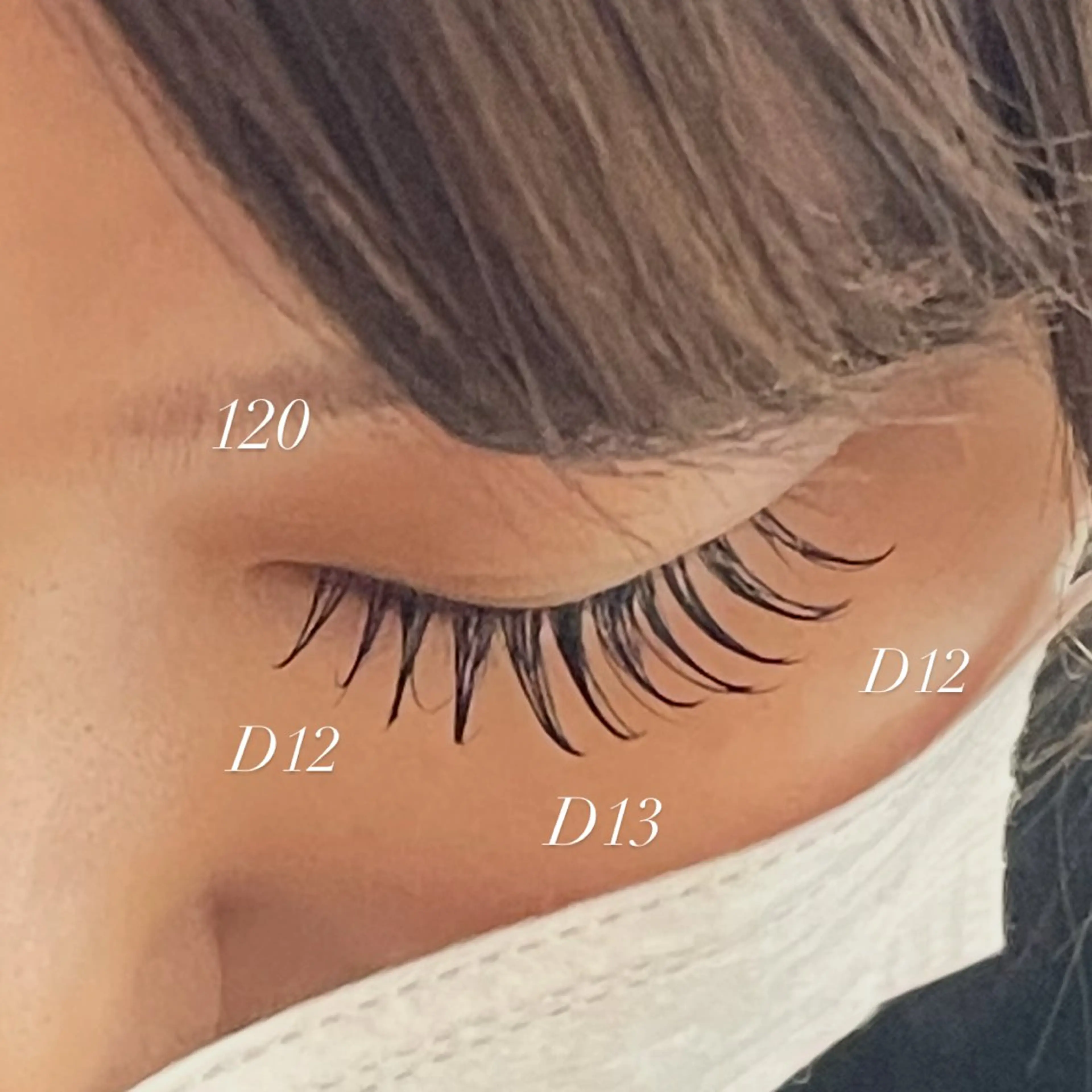 マツエク・マツパ キュート Dカール マツエク Blossom 松木のヘアスタイル