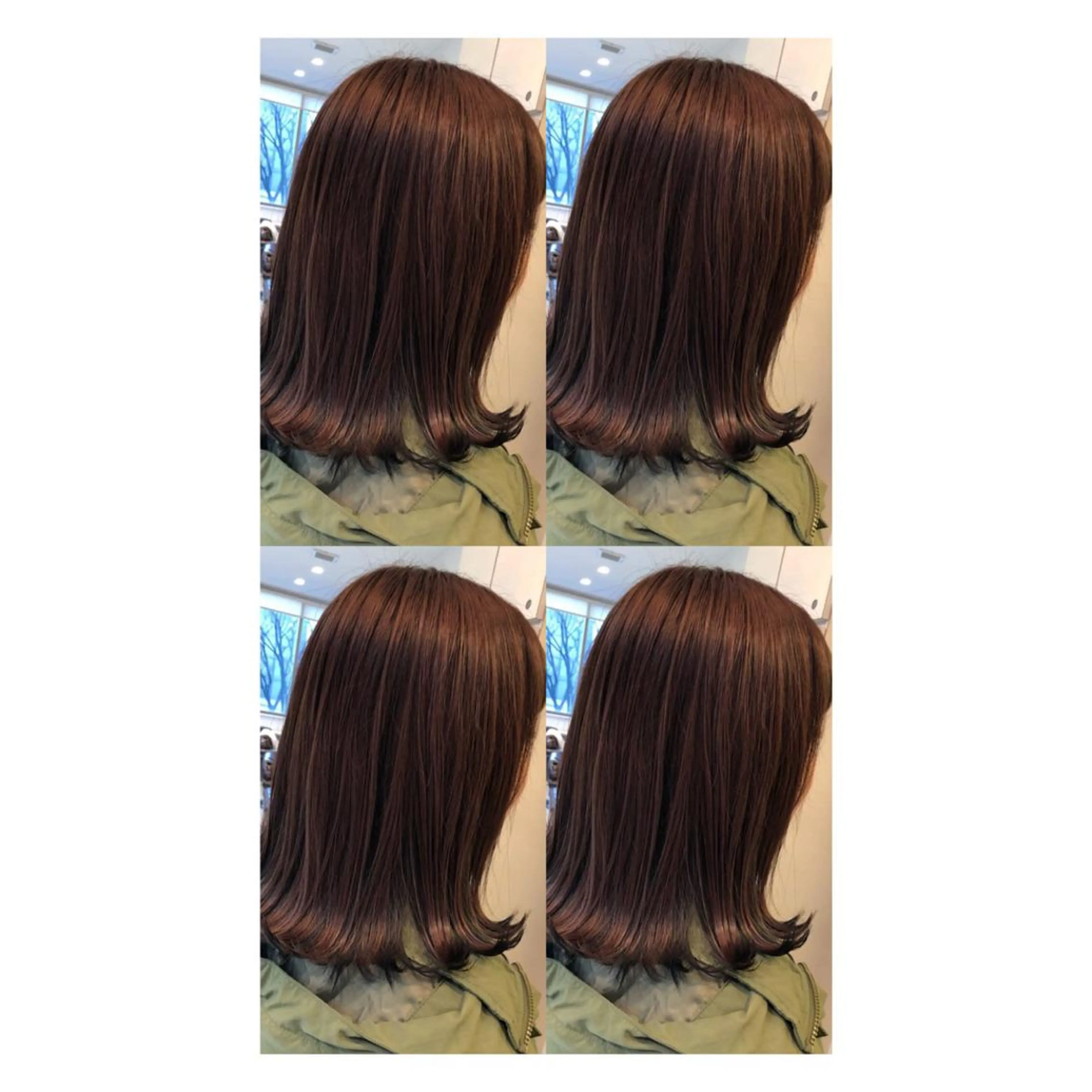 ミディアム カラー カット ヘアカラー トリートメント 髪質改善/縮毛矯正/ 韓国ヘア/店長敦士のヘアスタイル