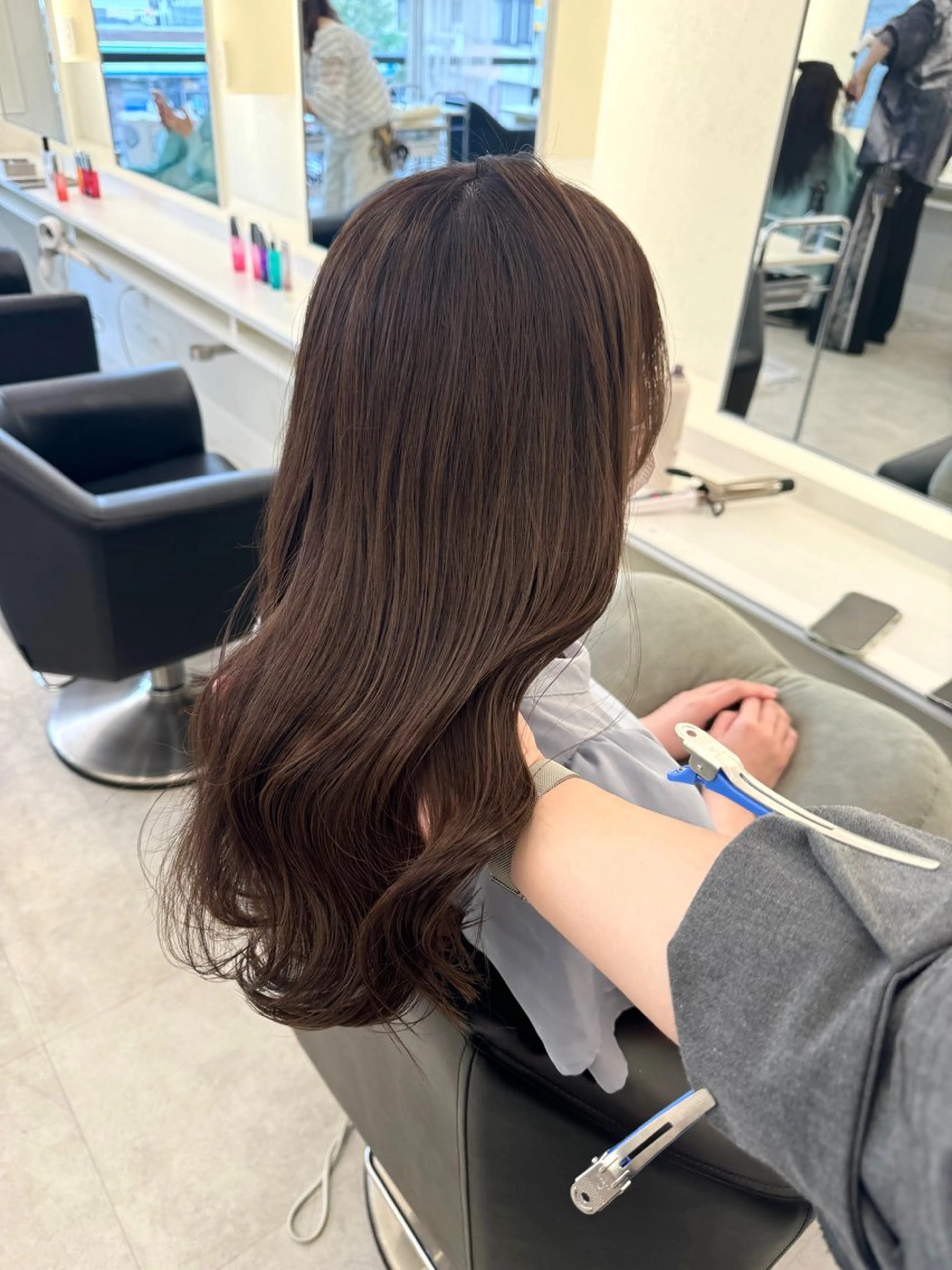 ロング カラー カット ヘアカラー ♡ParveMix 花房 菜乃♡のヘアスタイル