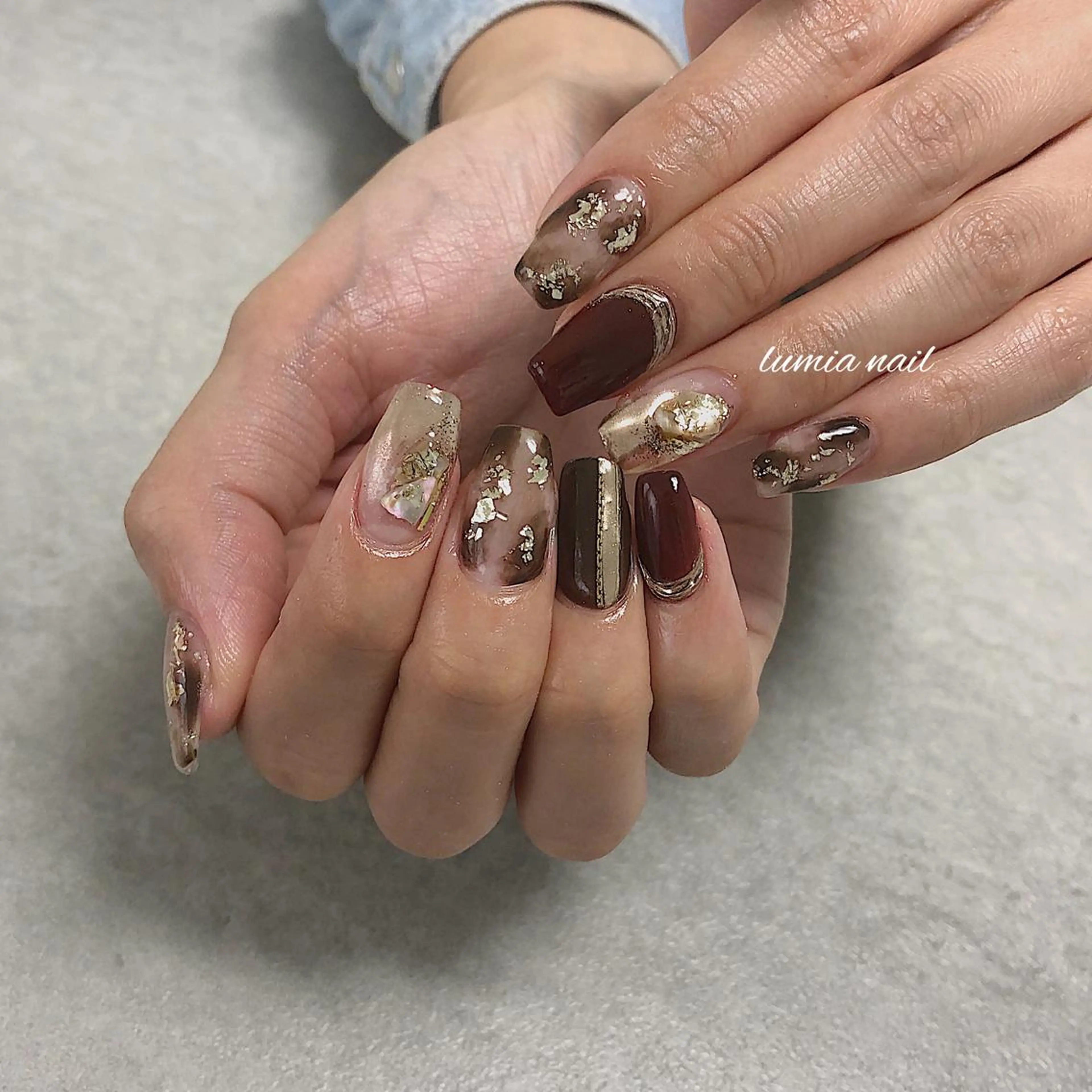 ネイル nail&eyelash Rine所属・Rine 放出 (リネ)のネイルデザイン