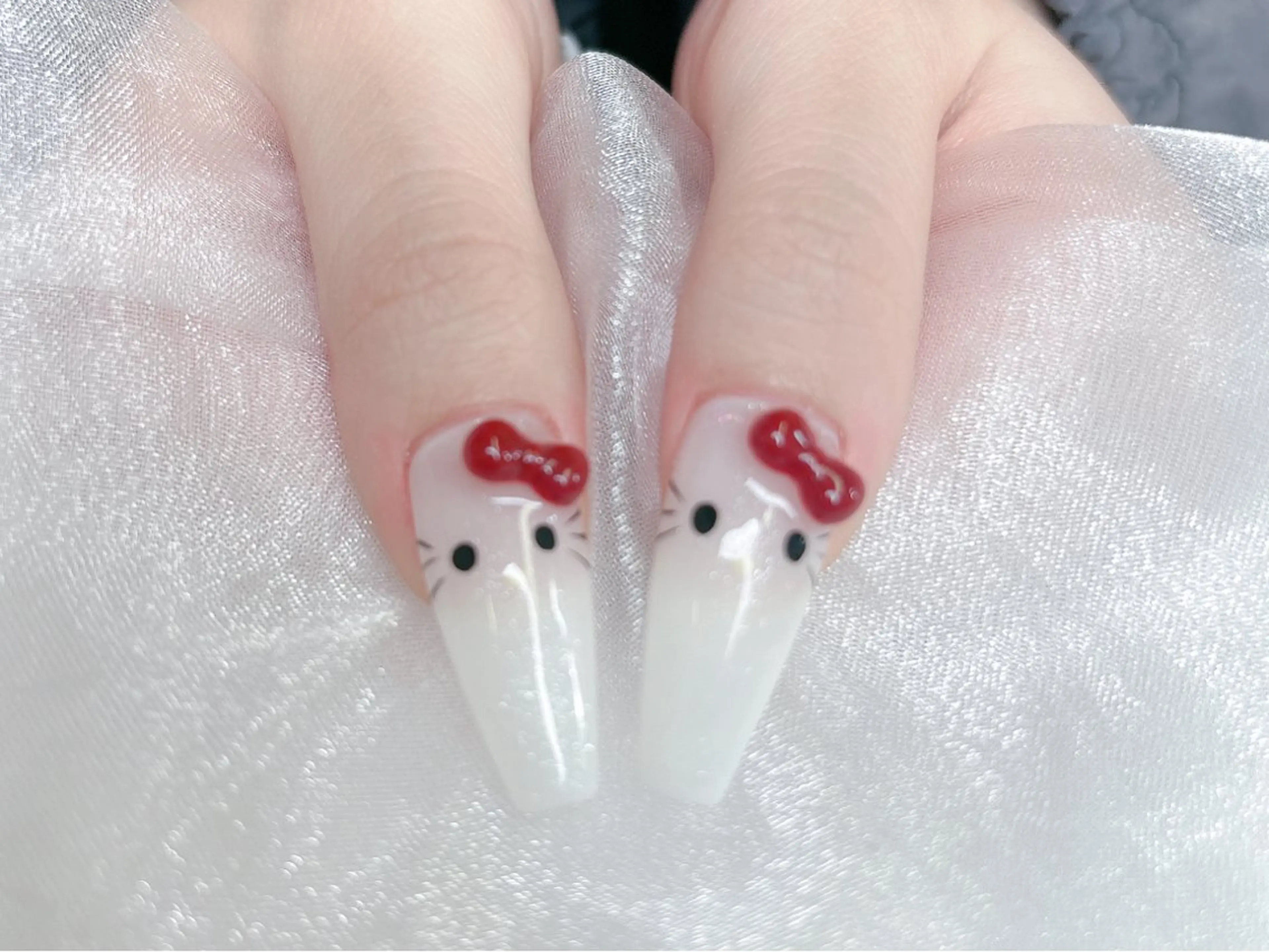 ネイル 成人式 ジェルネイル ロングネイル マグネットネイル ミディアムネイル ハンドネイル Momoa nail salon所属・MoMoA Nail ネイル長さ出し専門店のネイルデザイン