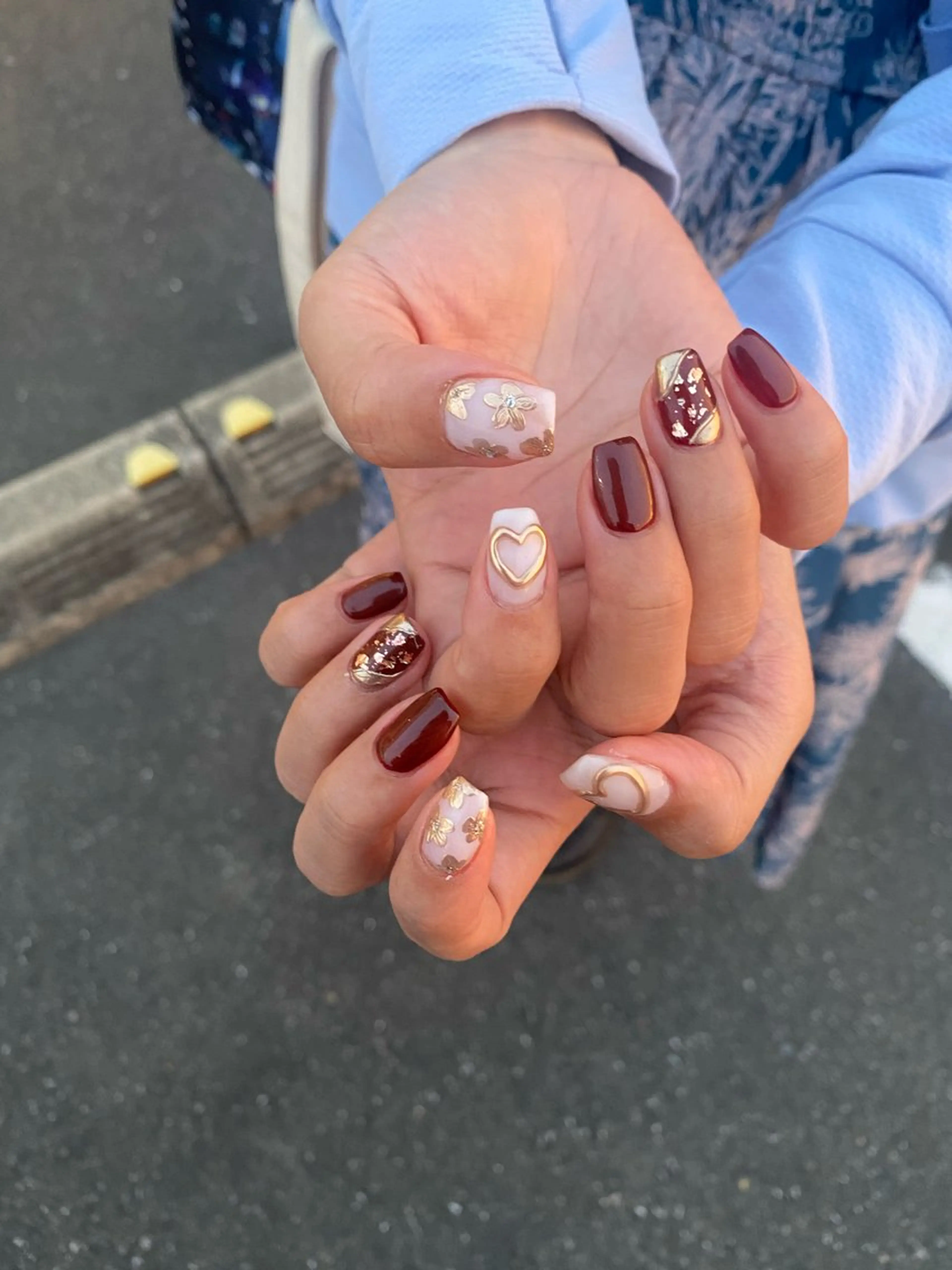 ネイル EARTH coiffure beaute 東松山店所属・町田 杏花のネイルデザイン